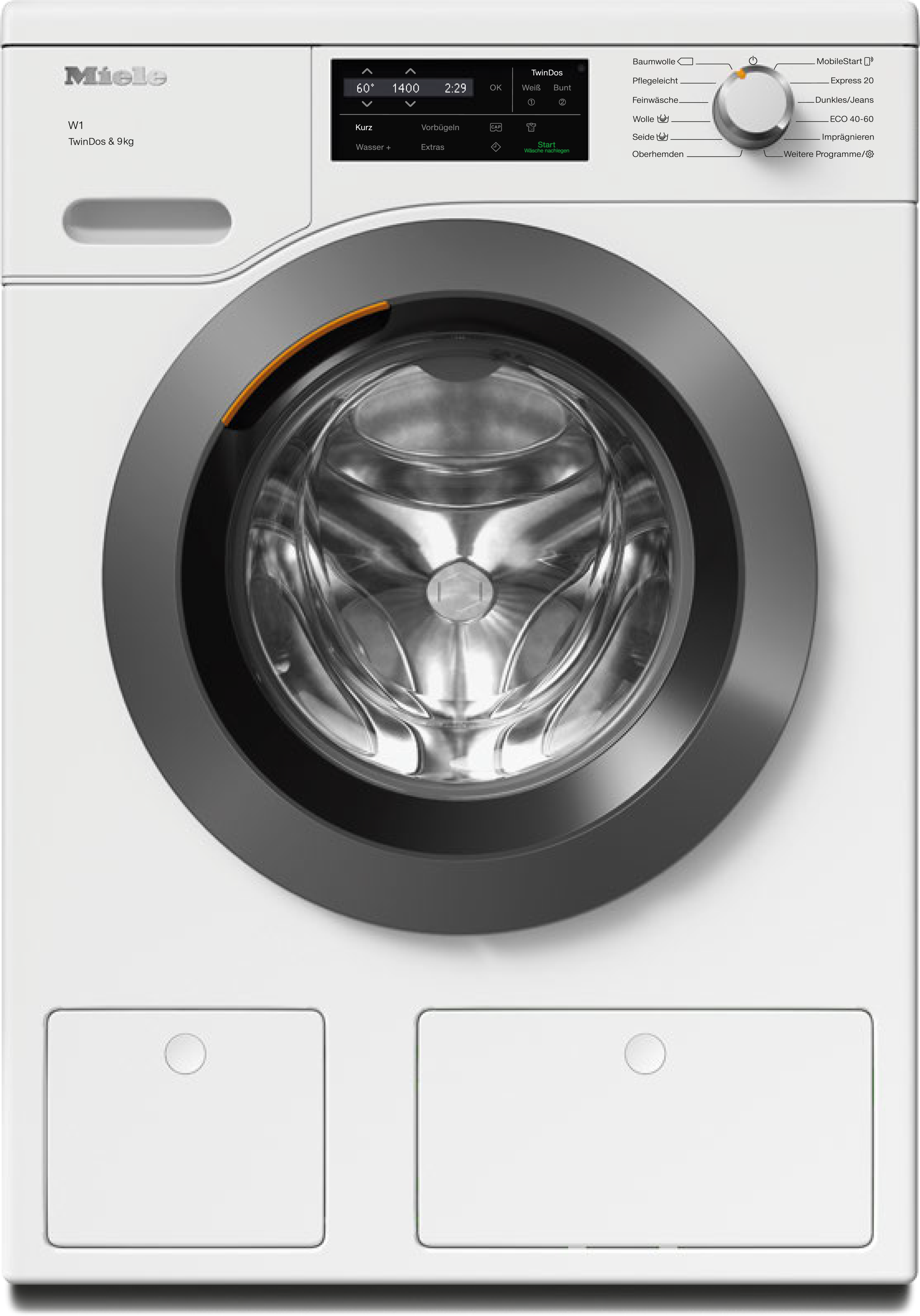Miele - WCG660 WPS TDos&9kg Lotosweiß – Waschmaschinen - 1 Miele - WCG660 WPS TDos&9kg Lotosweiß – Waschmaschinen - 1
