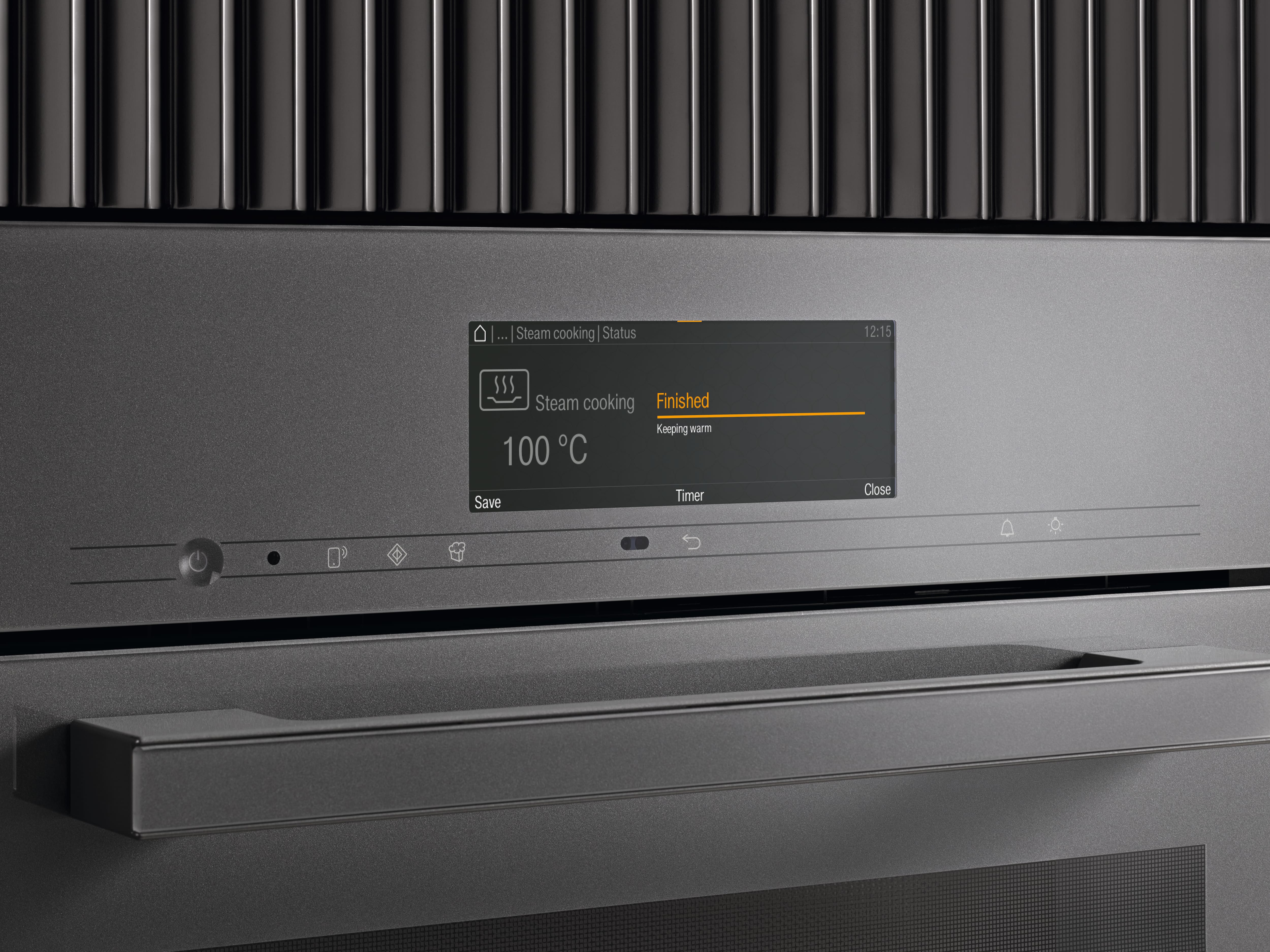 Keeps cooked food warm automatically Keeps cooked food warm automatically
