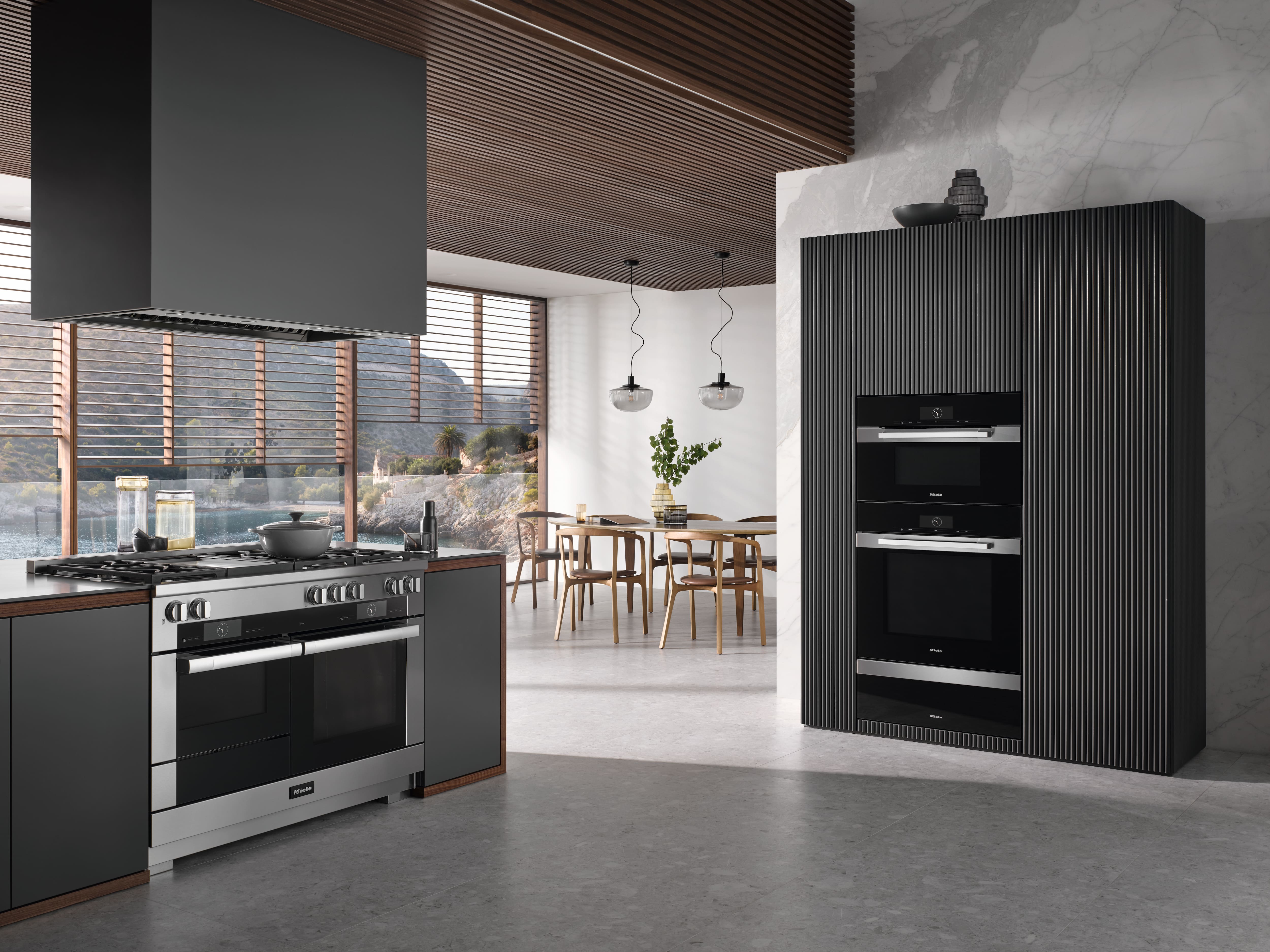Miele - HR 1956-3 G DF GD Stainless steel/Clean Touch Steel – Ranges - 5