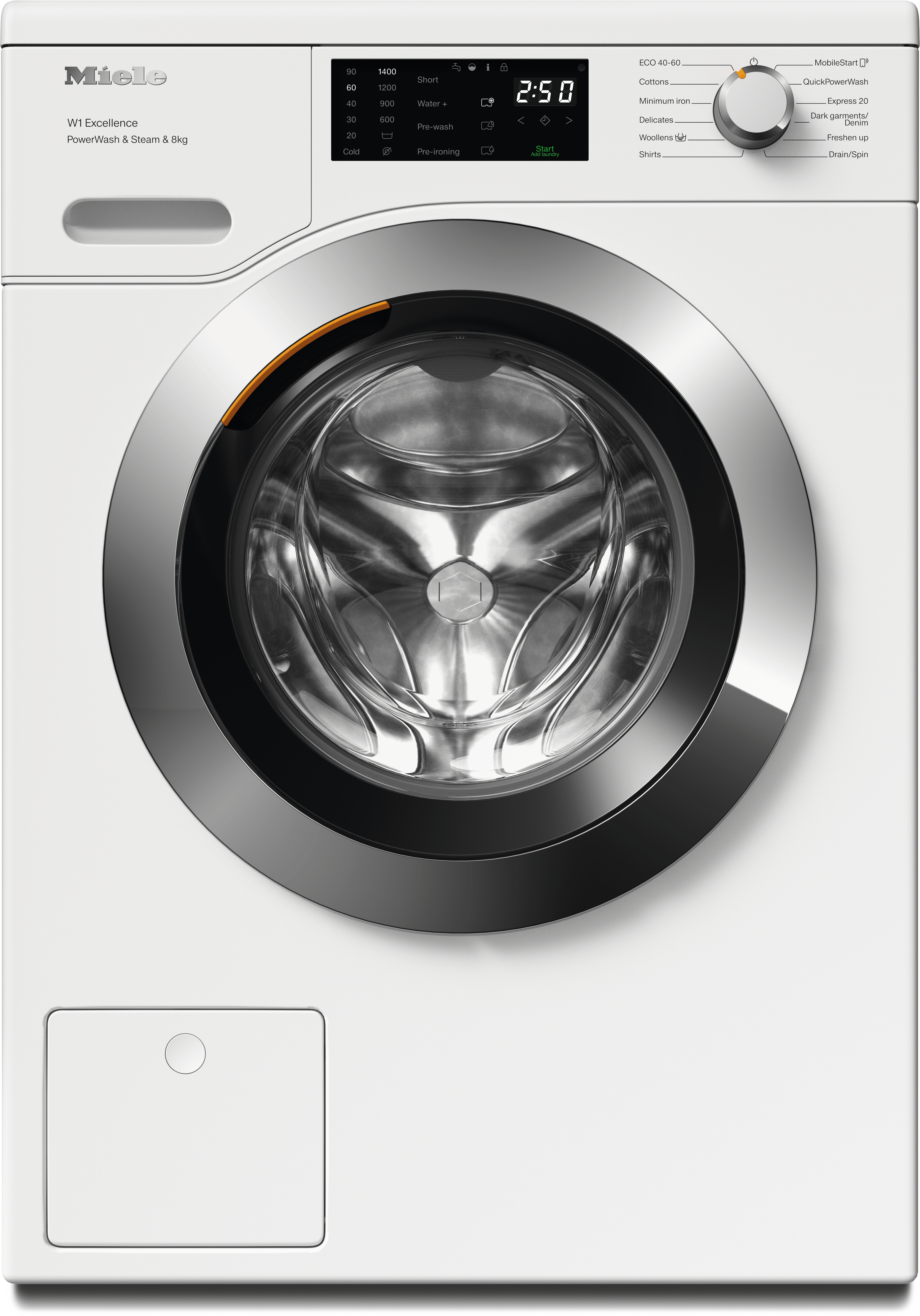 Washing machines - WEE385 WCS PWash&Steam&8kg Washing machines - WEE385 WCS PWash&Steam&8kg