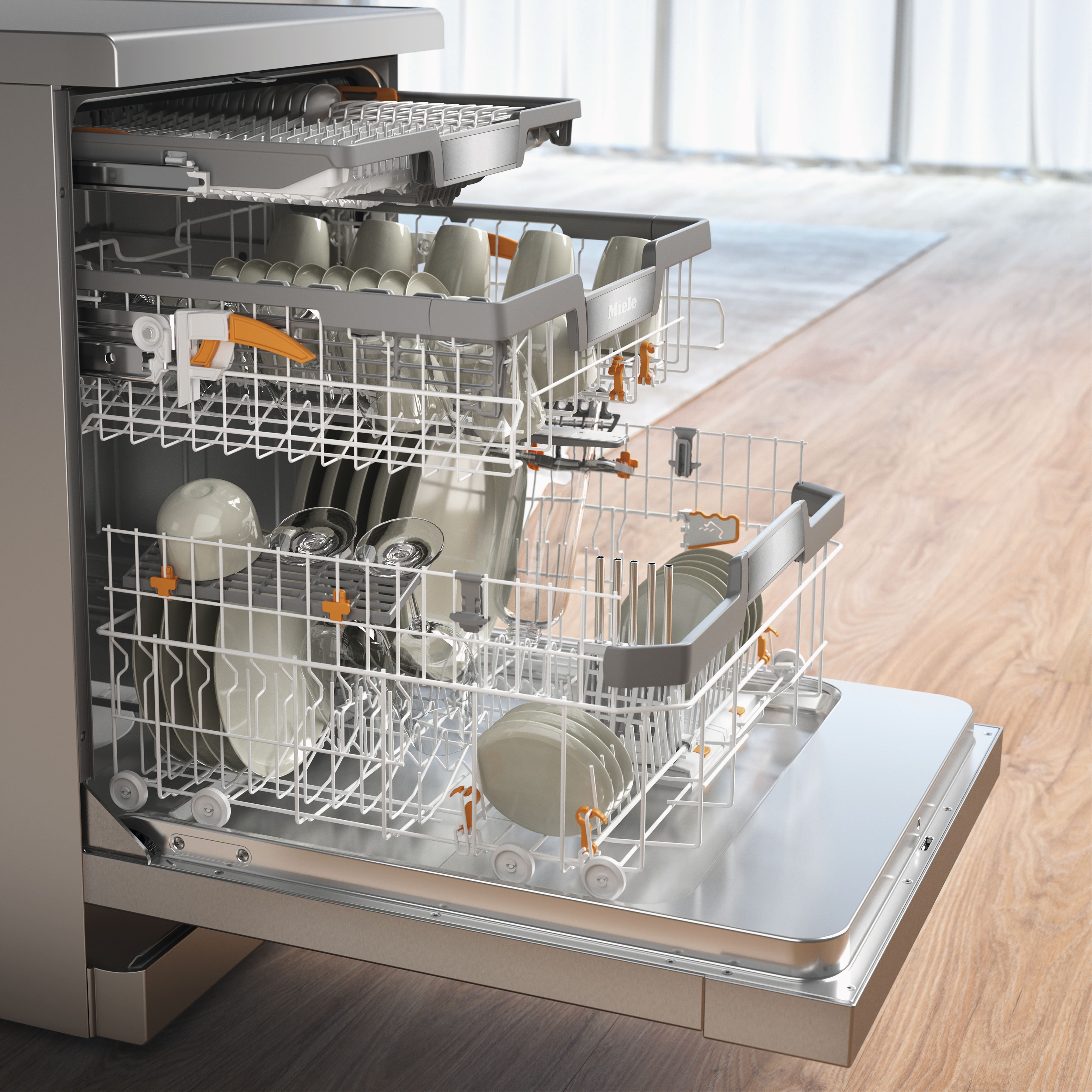 Miele - G 7233 SC Front E CleanSteel Front – Geschirrspüler - 5 Miele - G 7233 SC Front E CleanSteel Front – Geschirrspüler - 5