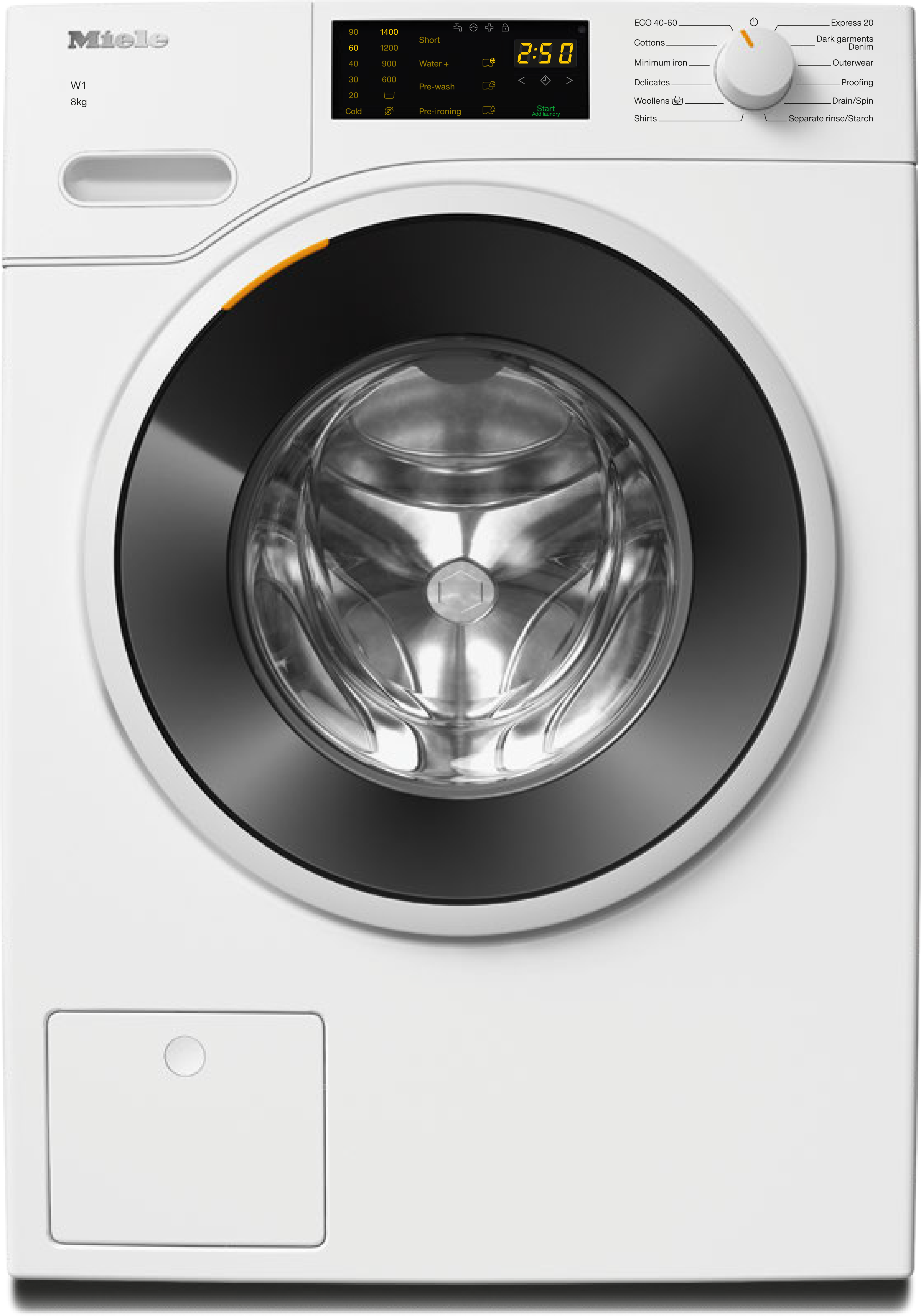 Miele - WWD020 WCS 8kg Lotus white – Washing machines - 1