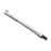 Sleek silver-and-black vacuum cleaner extension wand/tube attachment, shown isolated on a white background.