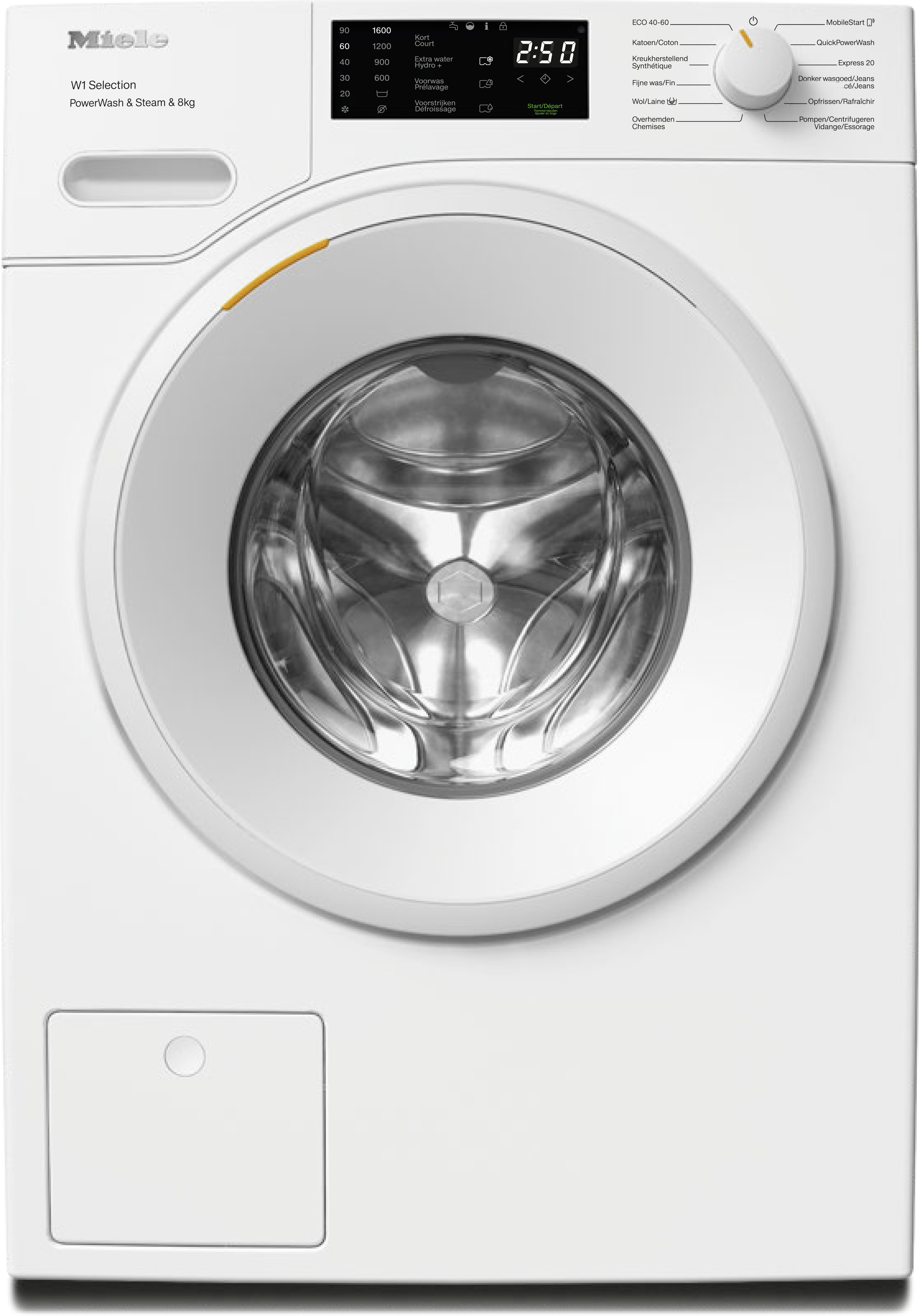 Lave-linge - Lave-linge à chargement frontal - WSC383 WCS PWash&Steam&8kg