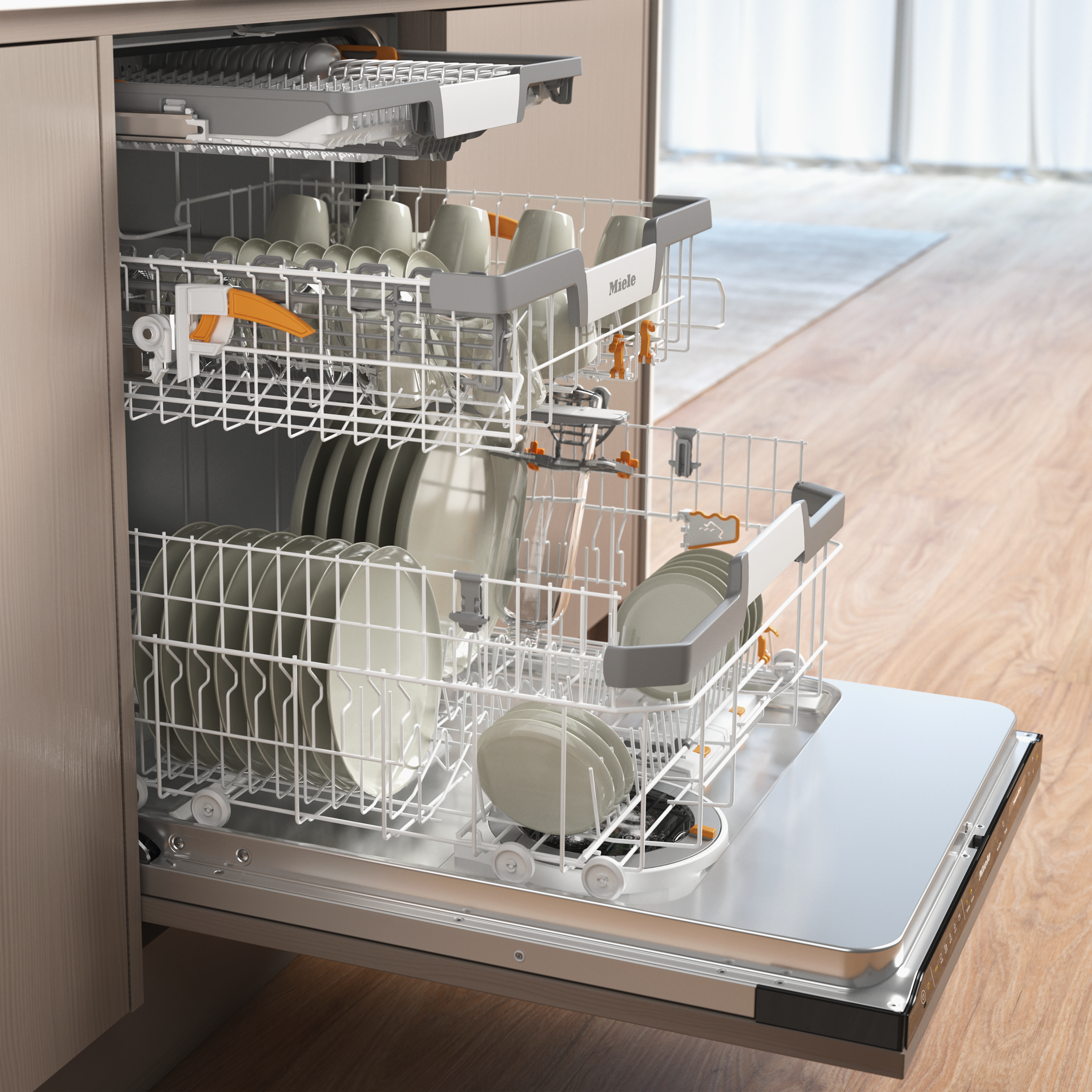 Miele - G 7658 SCVi XXL AutoDos Obsidianschwarz – Geschirrspüler - 4