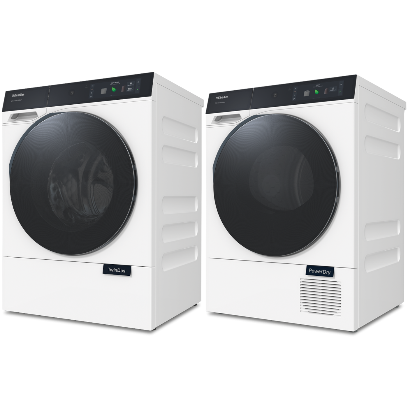 WQ 1000 + TQ 1000 9KG Washing Machine & Dryer Set product photo Front View ZOOM