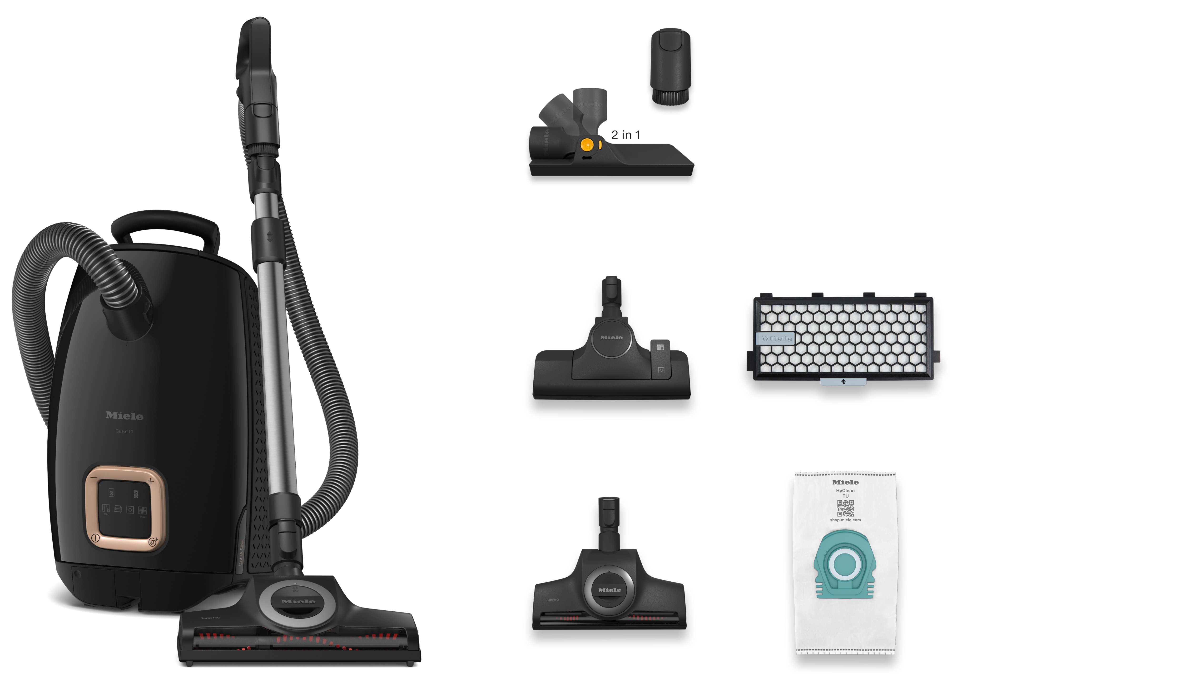 Miele - Guard L1 Cat & Dog Obszidiánfekete – Porszívók - 2