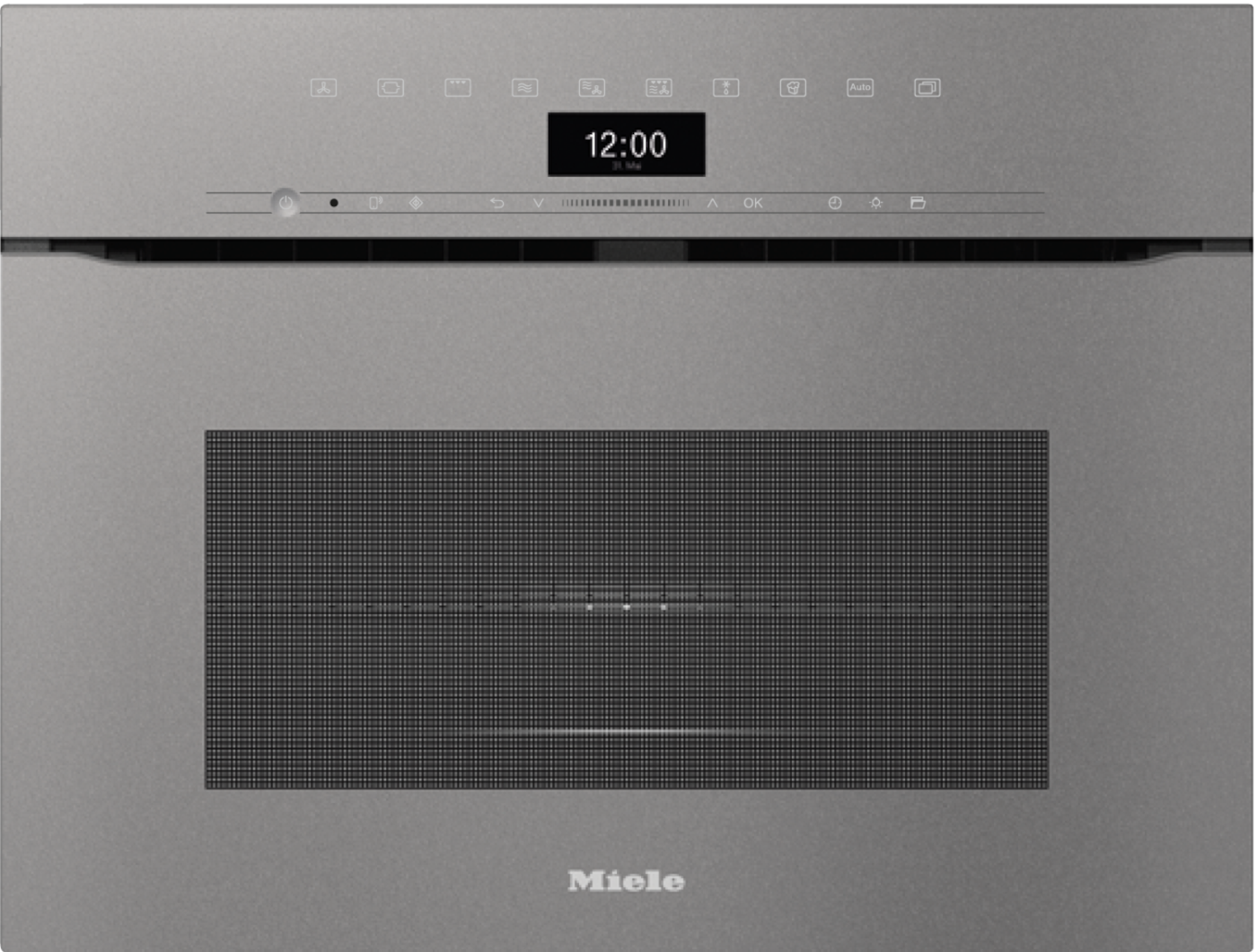 H 7440 BMX Handleless Artline Graphite Gray Speed Oven product photo