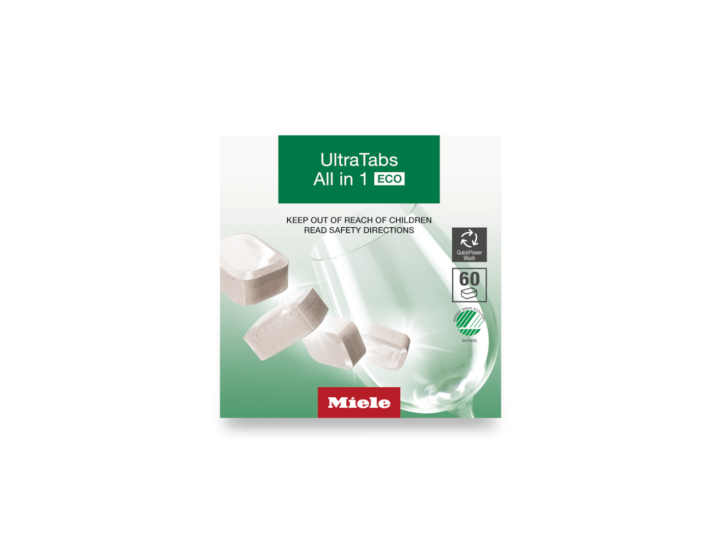 GS CL 0602 T E - UltraTabs All in 1 ECO, 60 tabs Factual image