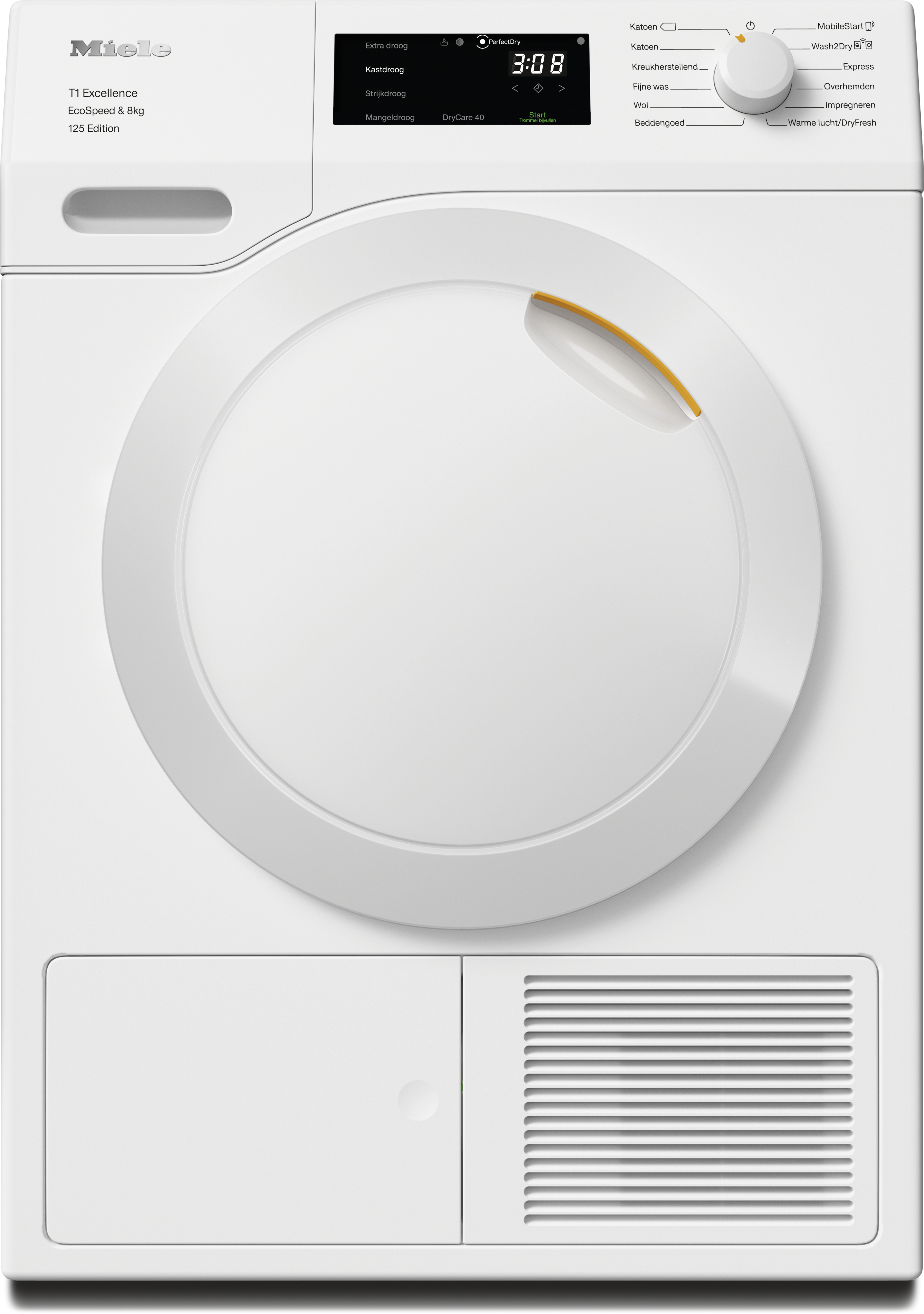 Miele - TEC675WP 125 Edition Lotuswit – Drogers - 1 Miele - TEC675WP 125 Edition Lotuswit – Drogers - 1