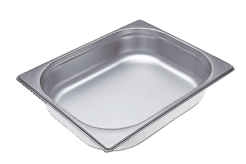 DGG 3 Unperforated steam cooking container product photo Front View L