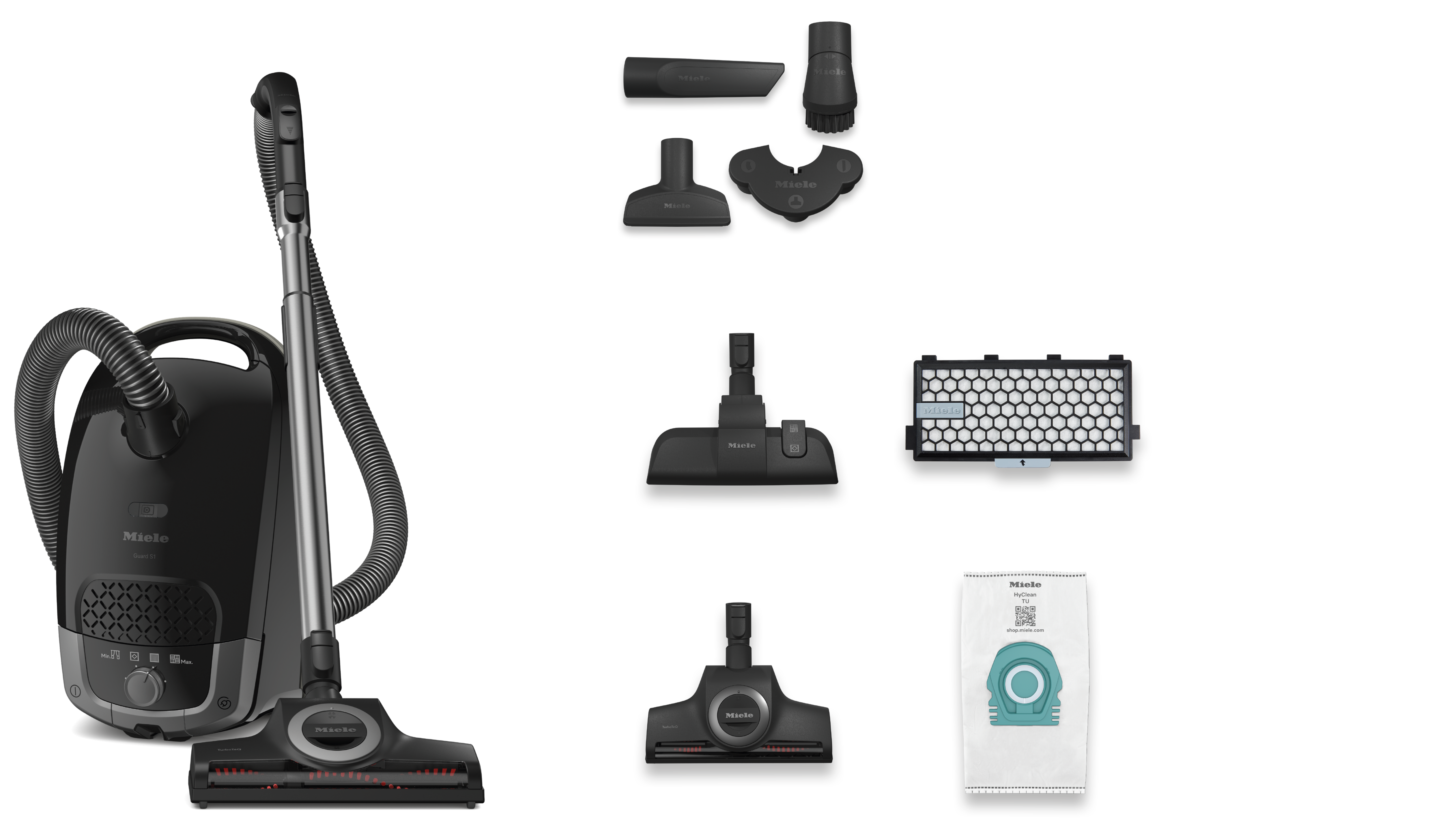 Miele - Guard S1 Cat & Dog オブシディアンブラック – すべての掃除機