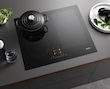 KM 7464 FL Induction Cooktop product photo Laydowns Back View S