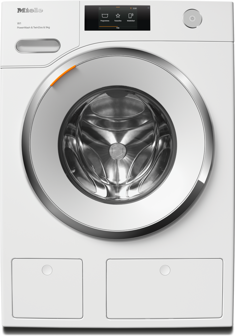 WWR861 WPS PWash&TDos&9kg - W1 front loader washing machine: Factual image