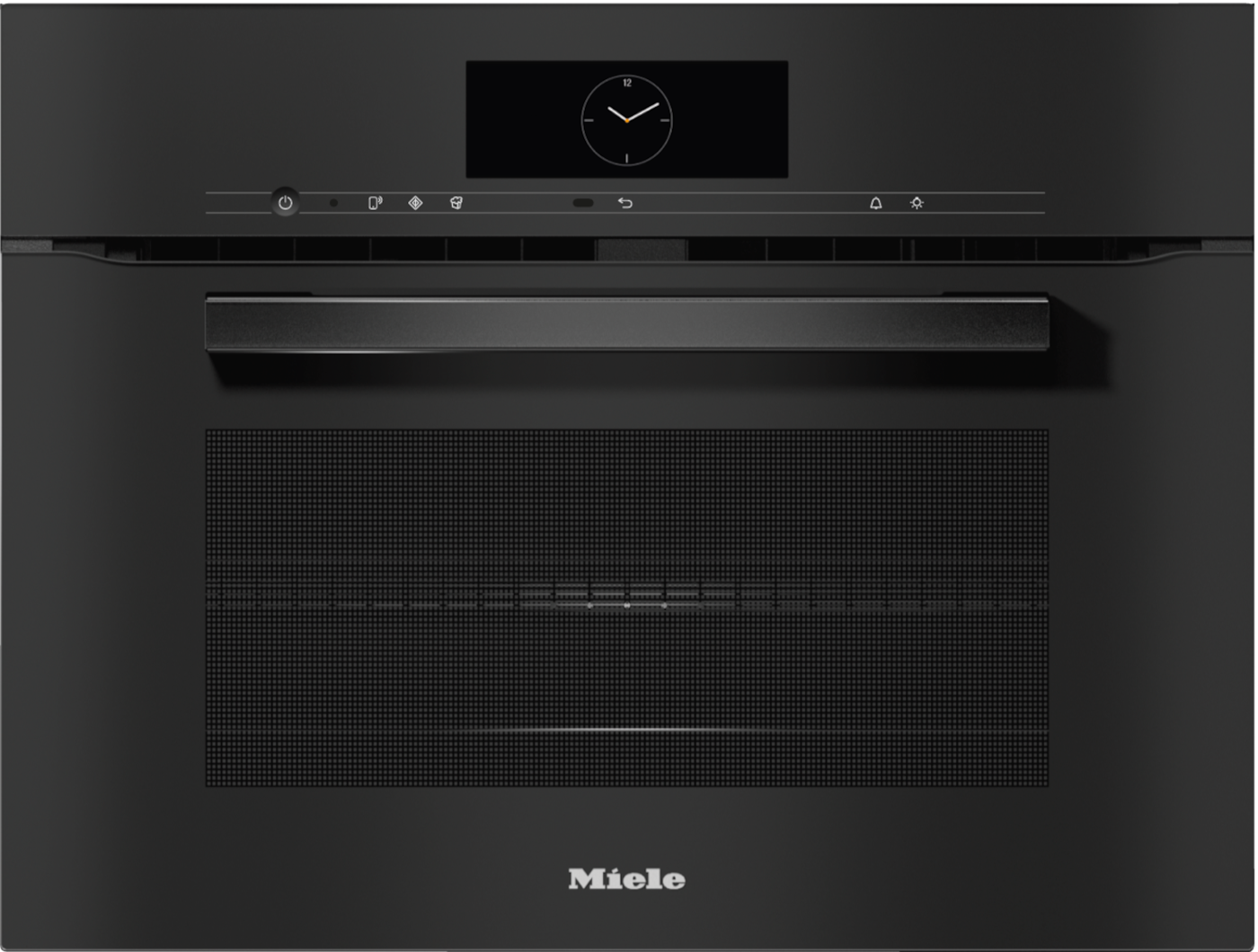 H 7840 BM VitroLine Obsidian Black Speed Oven product photo