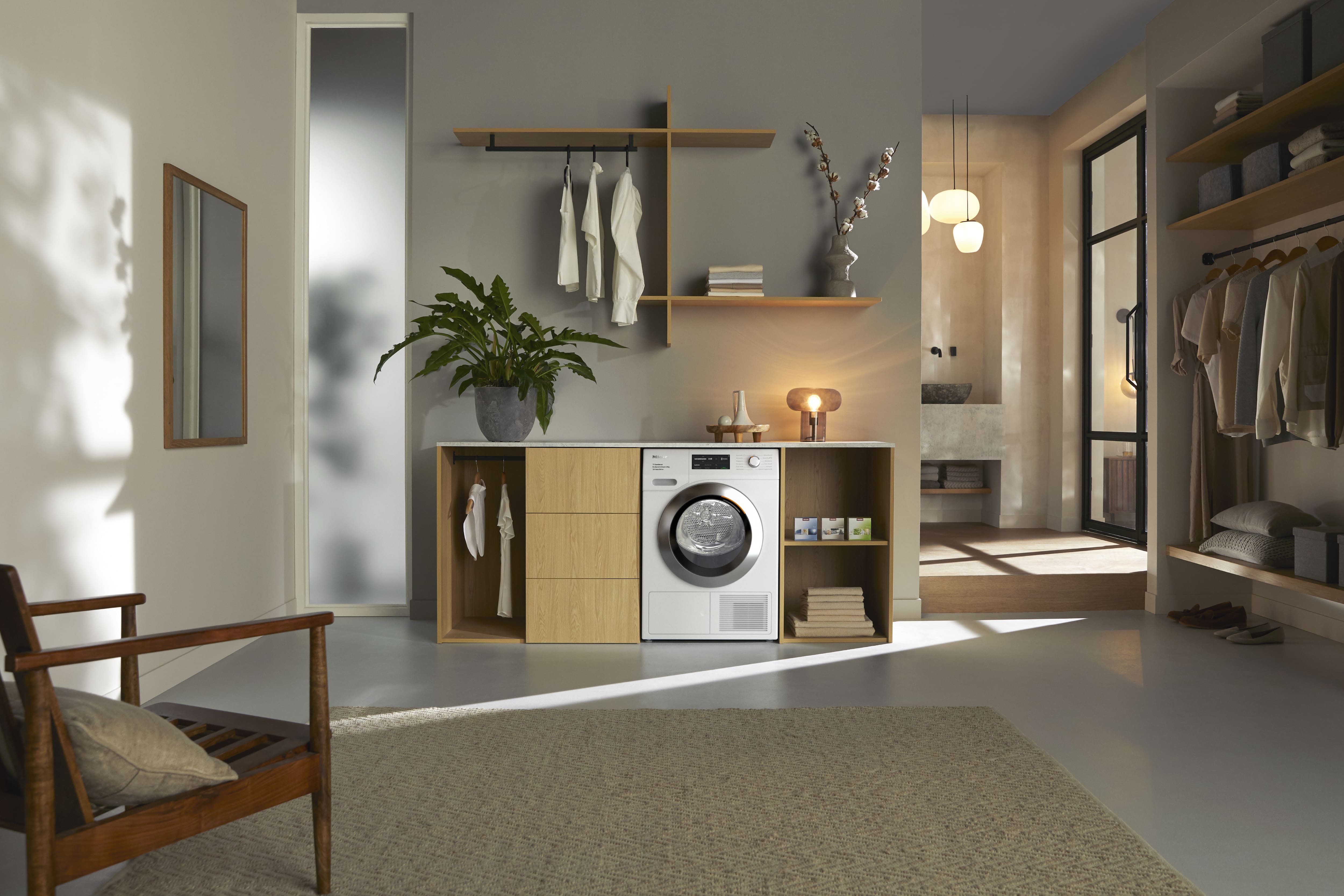 Miele - TEL695WP Steam&9kg Lotusvit – Torktumlare - 4 Miele - TEL695WP Steam&9kg Lotusvit – Torktumlare - 4