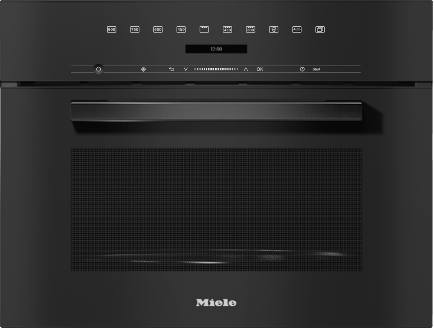 M 7244 TC VitroLine Obsidian Black Built-in Microwave oven product photo