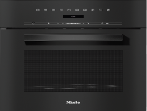 M 7244 TC VitroLine Obsidian Black Built-in Microwave oven product photo