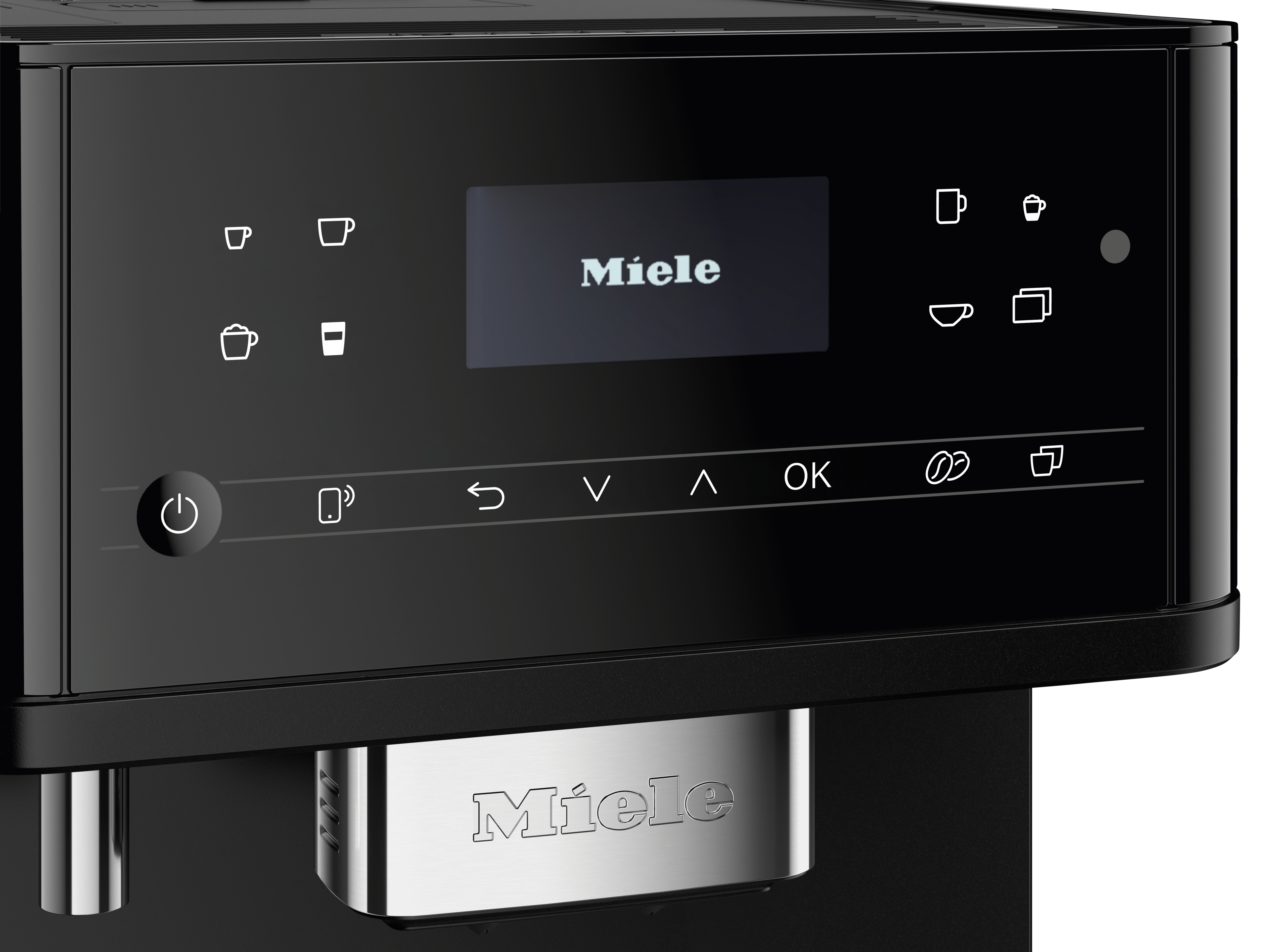 Miele - CM 6560 MilkPerfection Obsidiansvart PF – Kaffemaskiner - 6