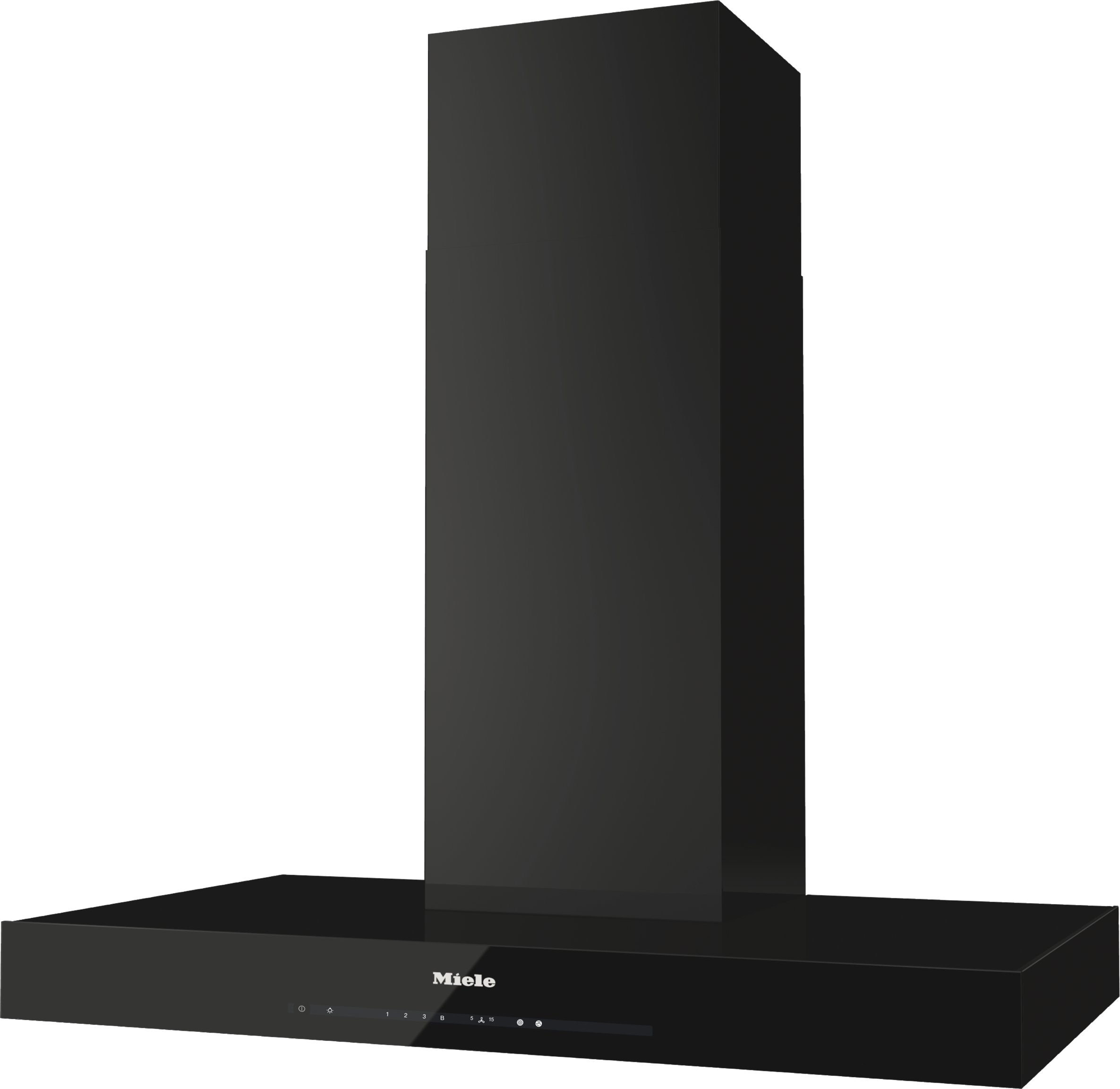 Campanas extractoras - Campanas extractoras de pared y en isla - DA 6698 W Puristic Edition 6000 - Negro Obsidian