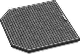 DKF9-P Charcoal Filter with active charcoal product photo