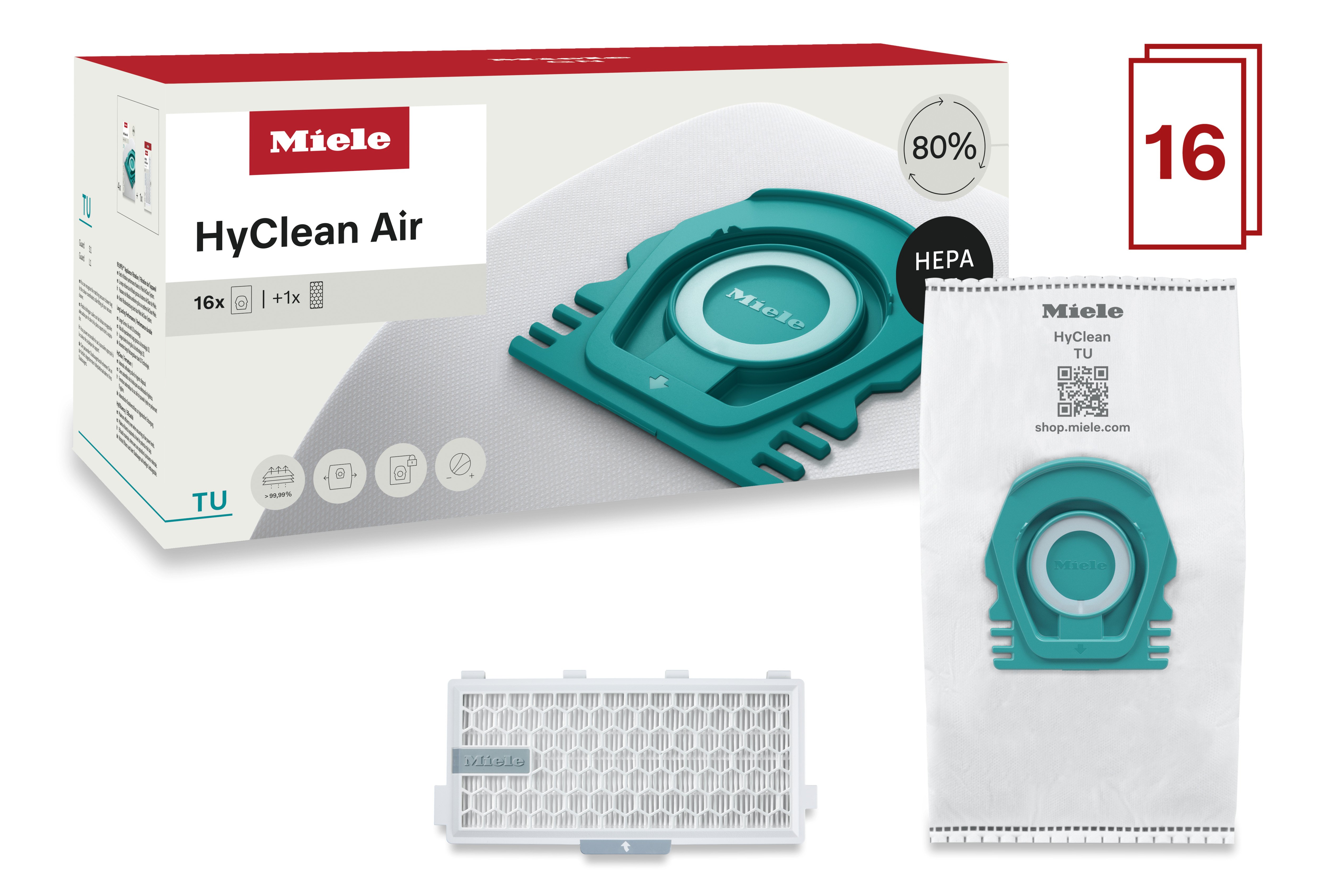Miele - TU Performance Pack HyClean Air – Vacuum cleaner accessories - 2 Miele - TU Performance Pack HyClean Air – Vacuum cleaner accessories - 2