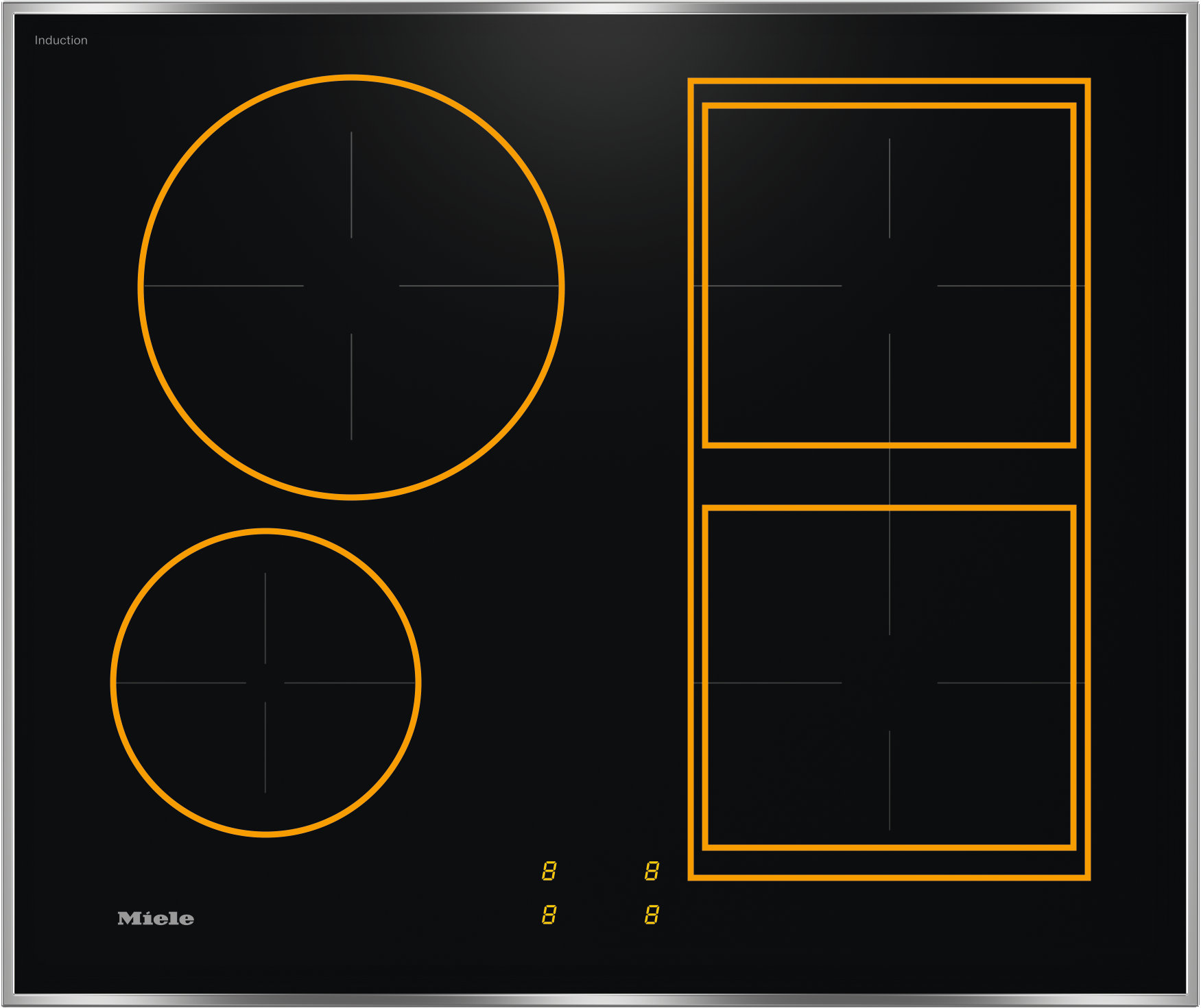 Miele - KM 7063 FR – Kochfelder - 3 Miele - KM 7063 FR – Kochfelder - 3