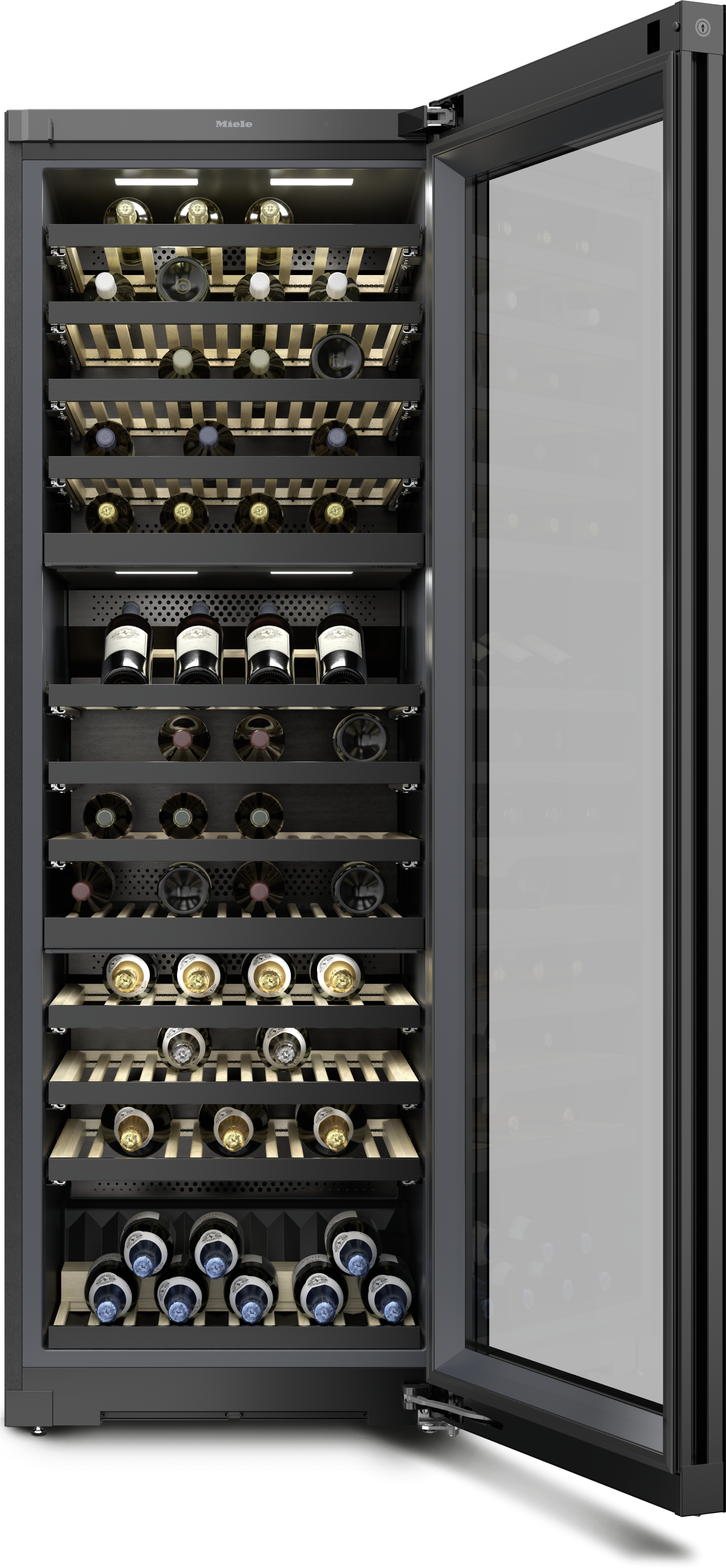 Miele - KWT 4995 F Obsidian Black glass – Wine units - 2
