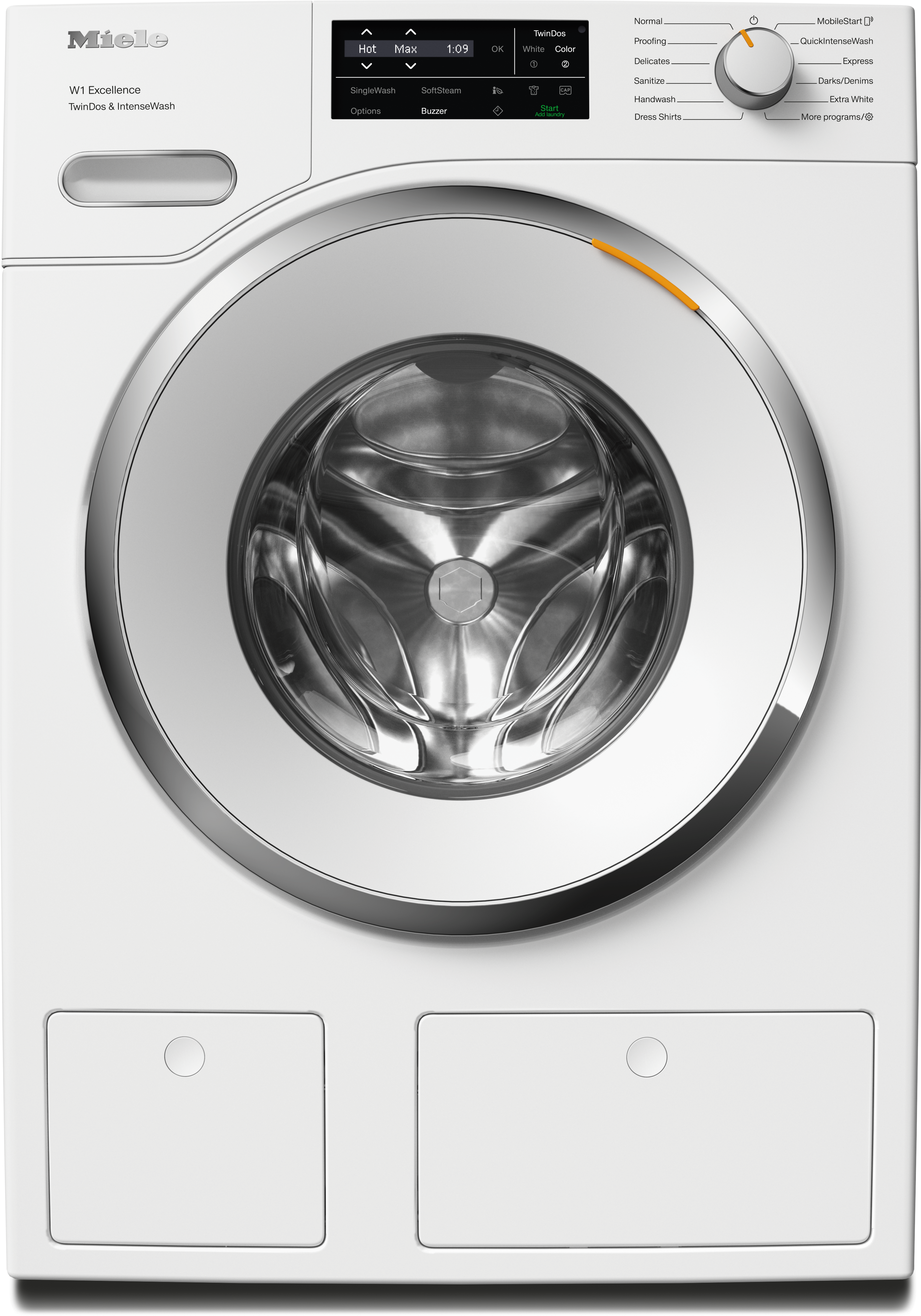 Miele - WXI860 WCS TDos & IntenseWash Lotus white – Washing Machines - 1 Miele - WXI860 WCS TDos & IntenseWash Lotus white – Washing Machines - 1