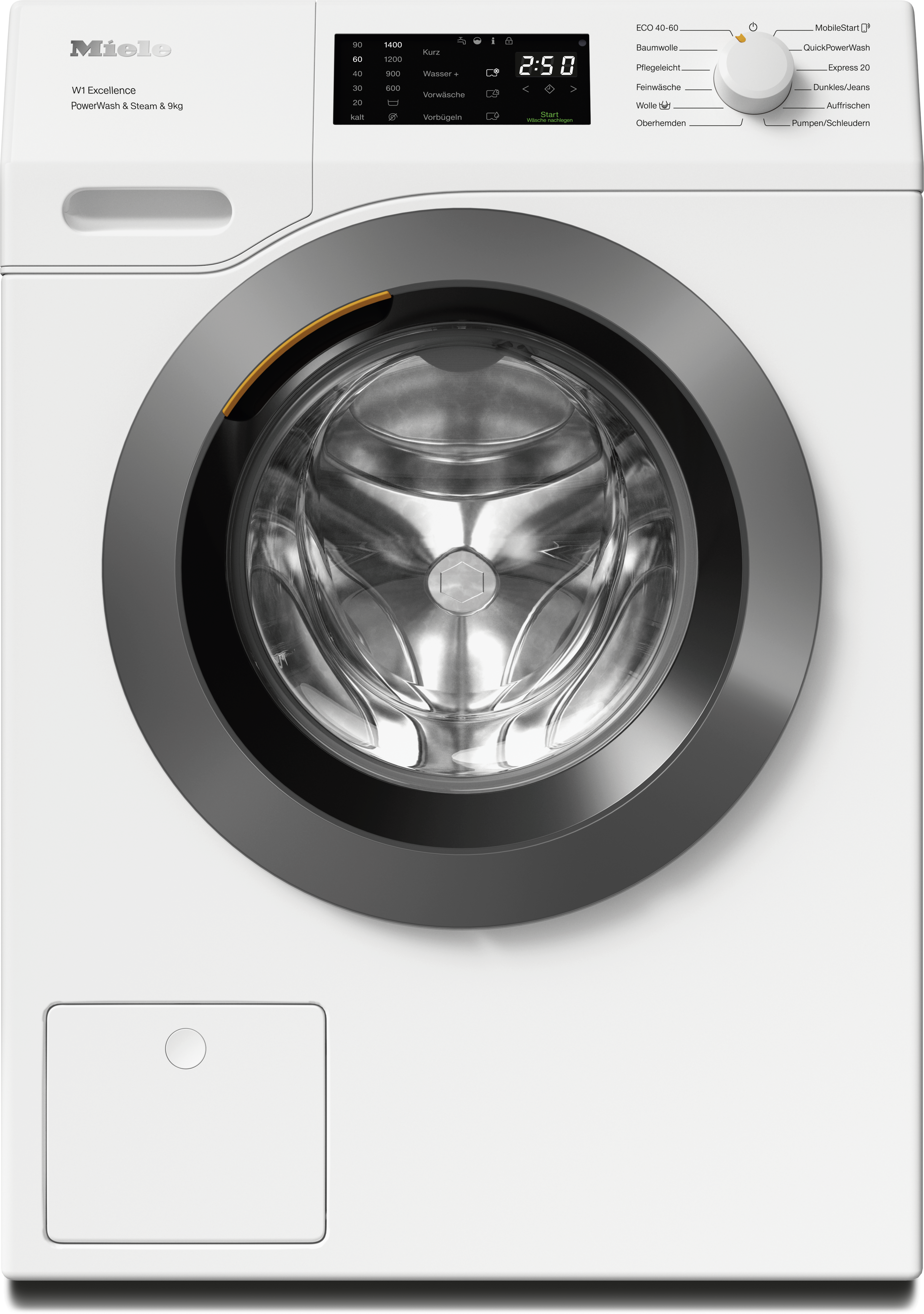 Waschmaschinen - WED395 WPS PWash&Steam&9kg Waschmaschinen - WED395 WPS PWash&Steam&9kg