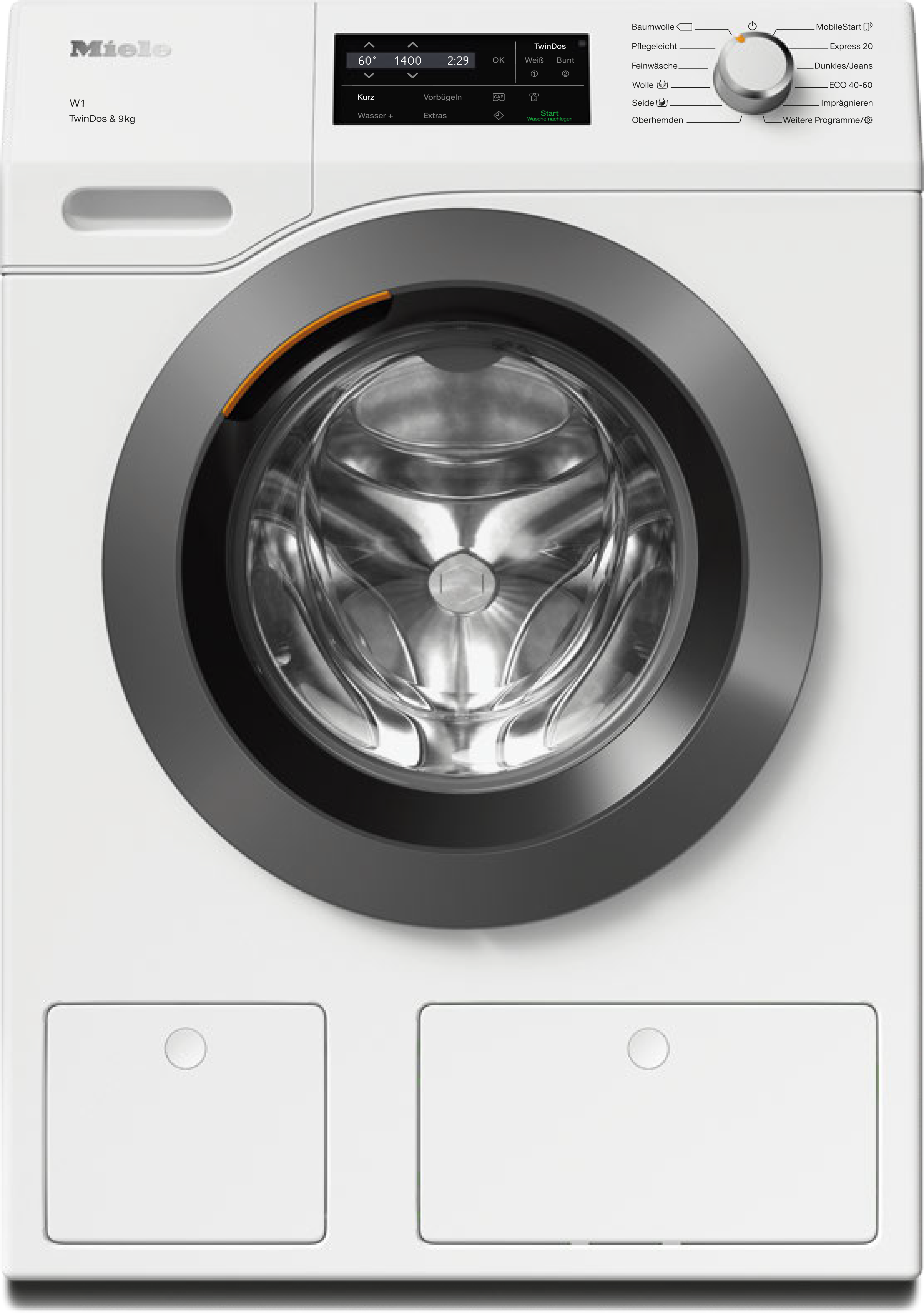 Miele - WCG670 WPS TDos&9kg Lotosweiß – Waschmaschinen - 1 Miele - WCG670 WPS TDos&9kg Lotosweiß – Waschmaschinen - 1