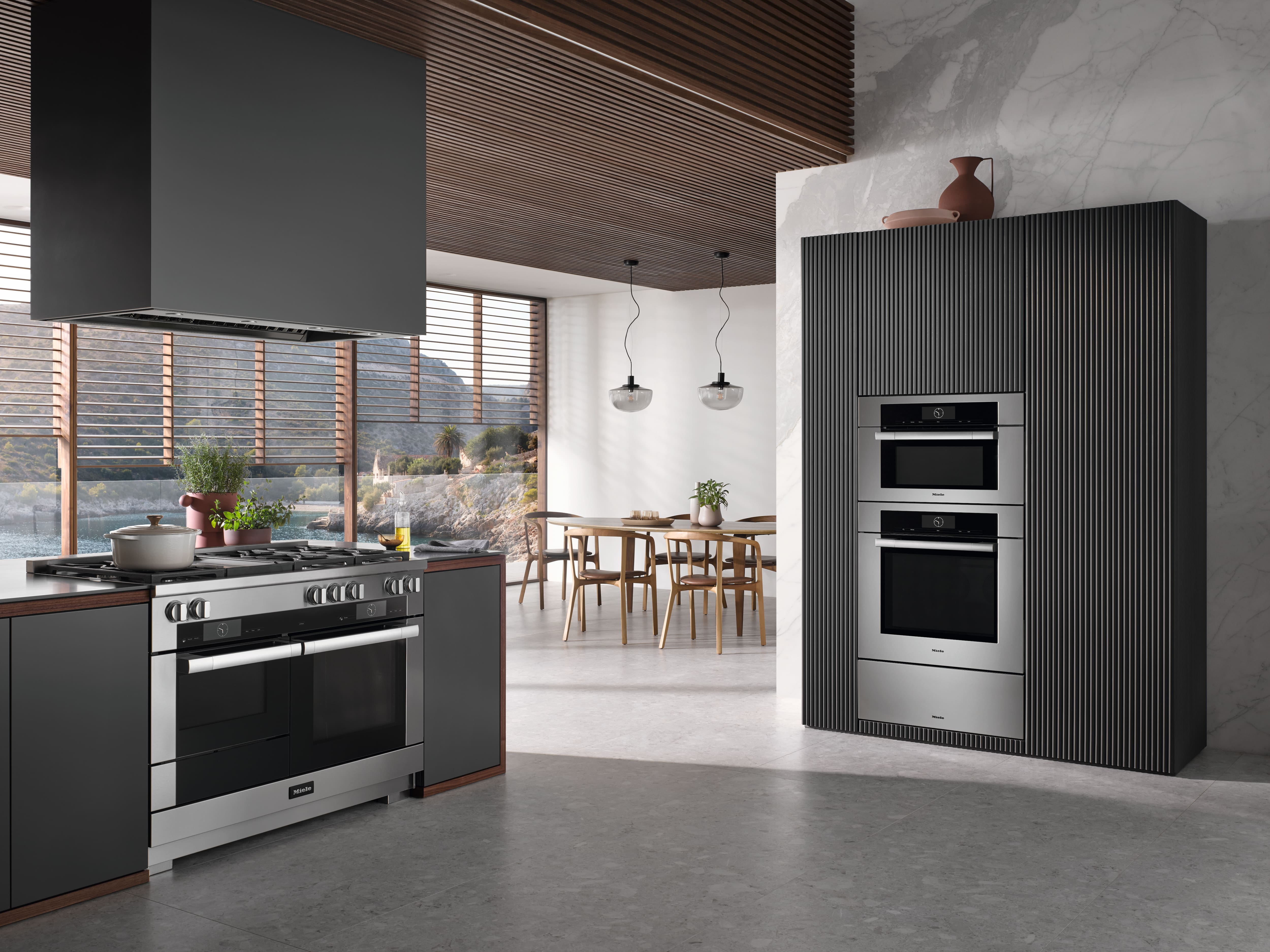 Miele - HR 1956-3 G DF GD Stainless steel/Clean Touch Steel – Ranges - 4