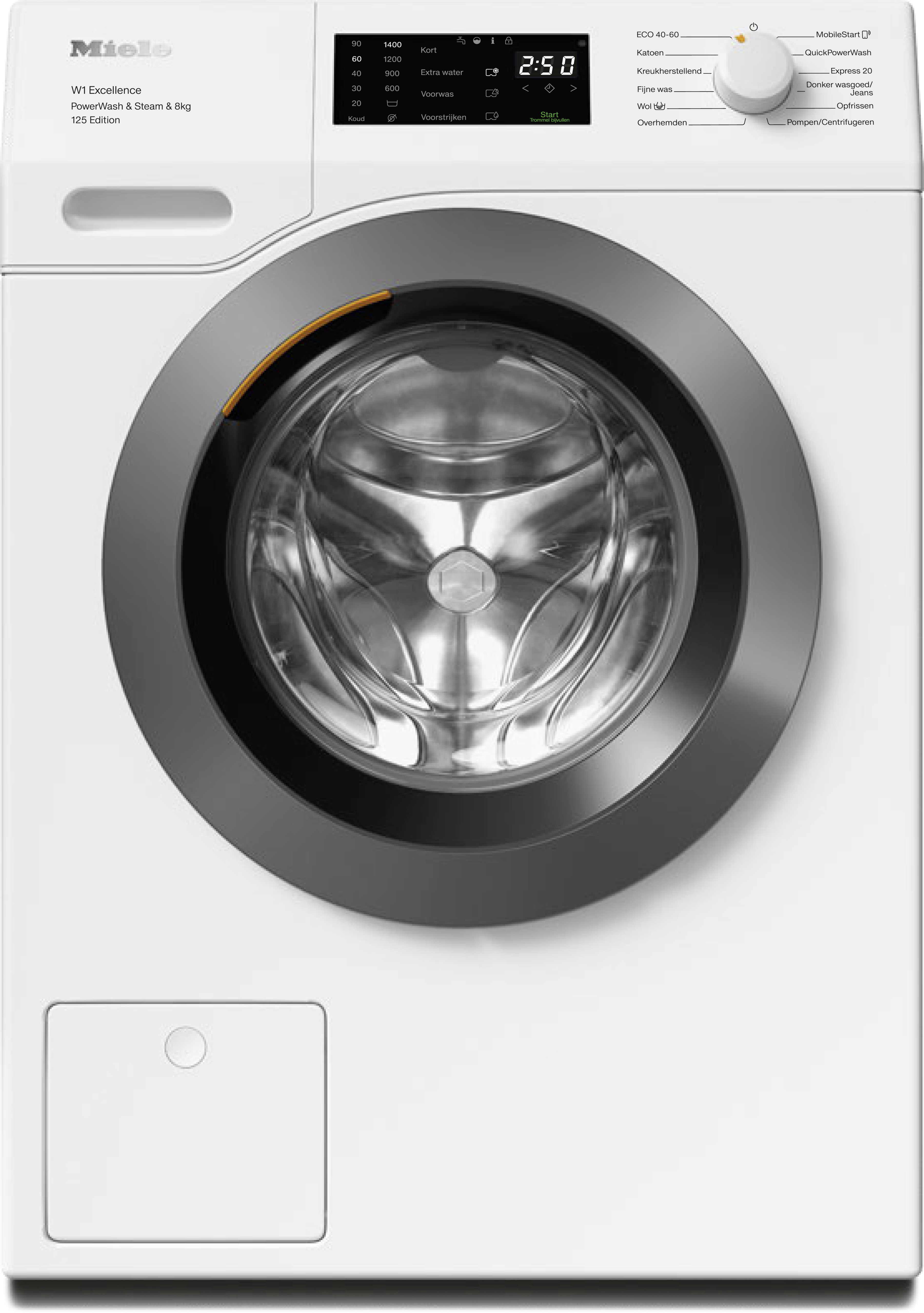 Miele - WEB395 WPS 125 Edition Lotuswit – Wasmachines - 1 Miele - WEB395 WPS 125 Edition Lotuswit – Wasmachines - 1