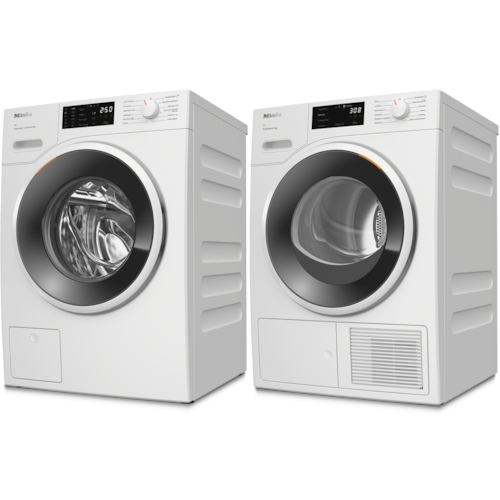 WWD 380 + TWD 640 9KG Washing Machine & Tumble Dryer Set product photo Front View L