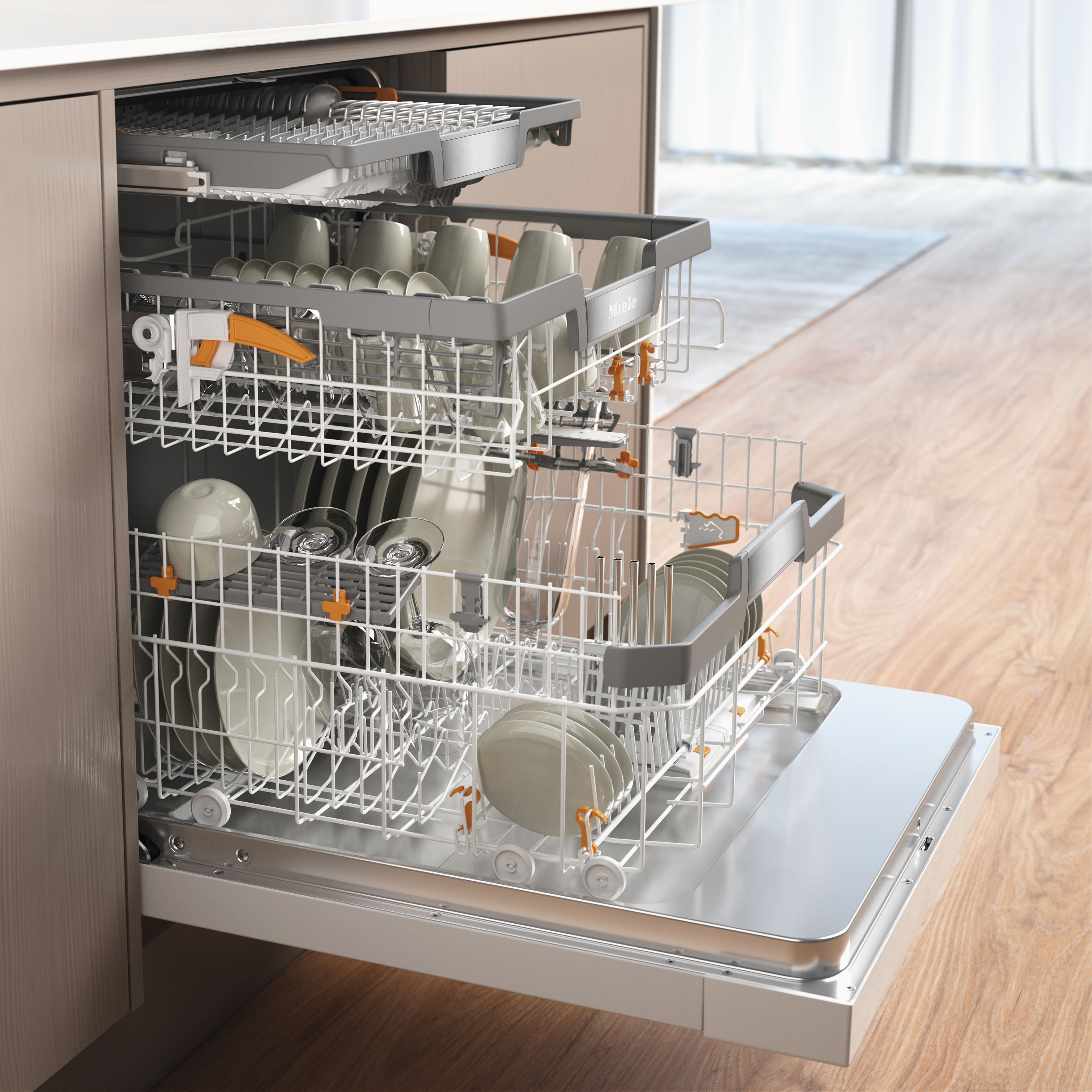 Miele - G 7233 SCU E Blanc brillant – Lave-vaisselle - 3