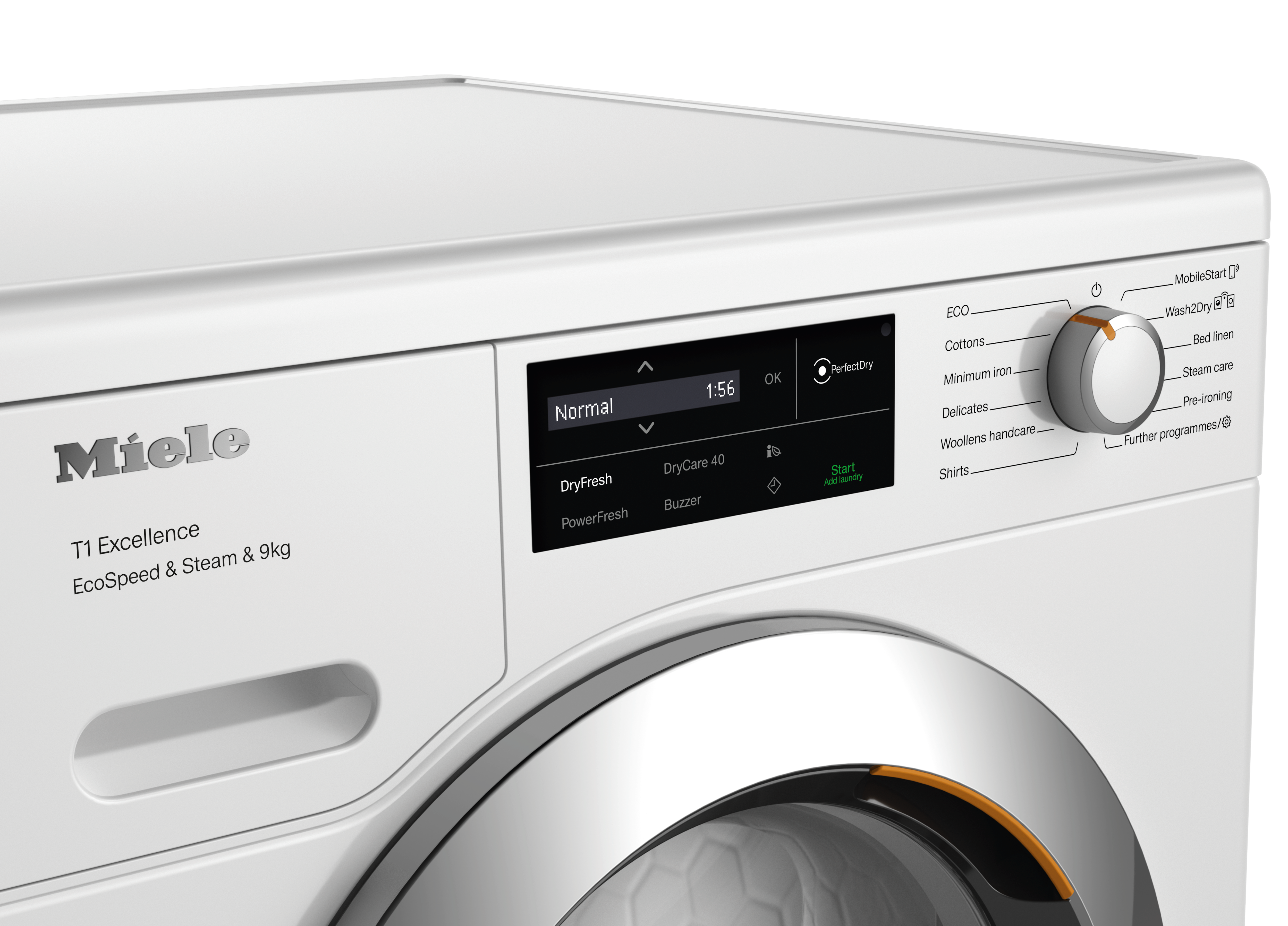 Miele - TEL785WP Steam&9kg Lotus white – Tumble dryers - 3