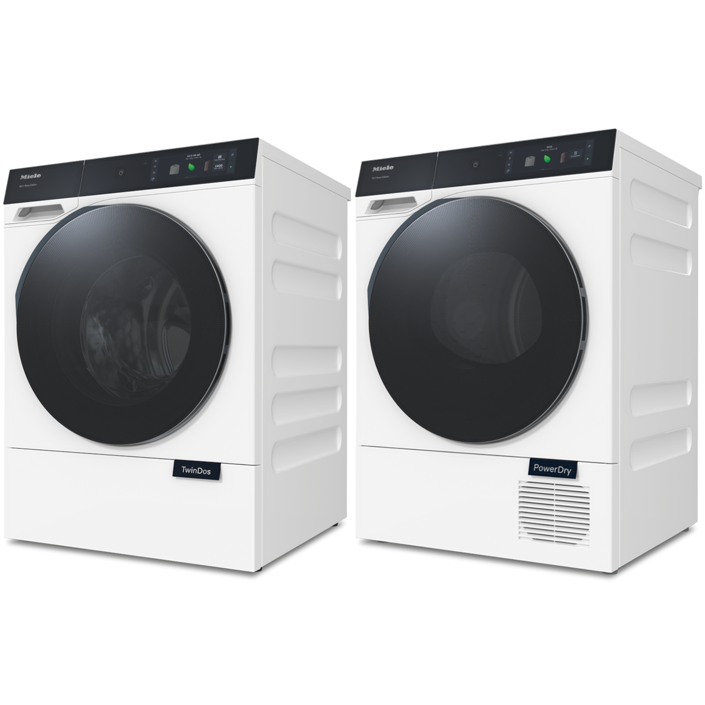 WQ 1200 + TQ 1000 10KG Washing Machine & 9 KG Dryer Set product photo Front View ZOOM