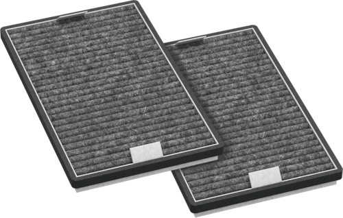 DKF 19-P Odour filter with active charcoal product photo Front View L