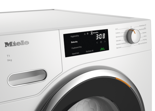 TWH 780 WP 9KG Heat Pump Tumble Dryer product photo Laydowns Back View L