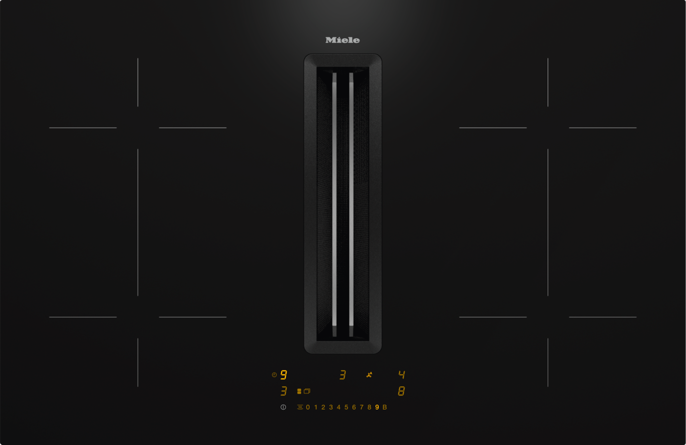 KMDA 7473 FL-A Silence - Induction cooktop with integrated vapour extraction Factual image