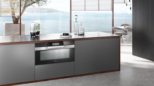 H 7890 BP PureLine CleanSteel 90cm Pyrolytic oven product photo View3 L