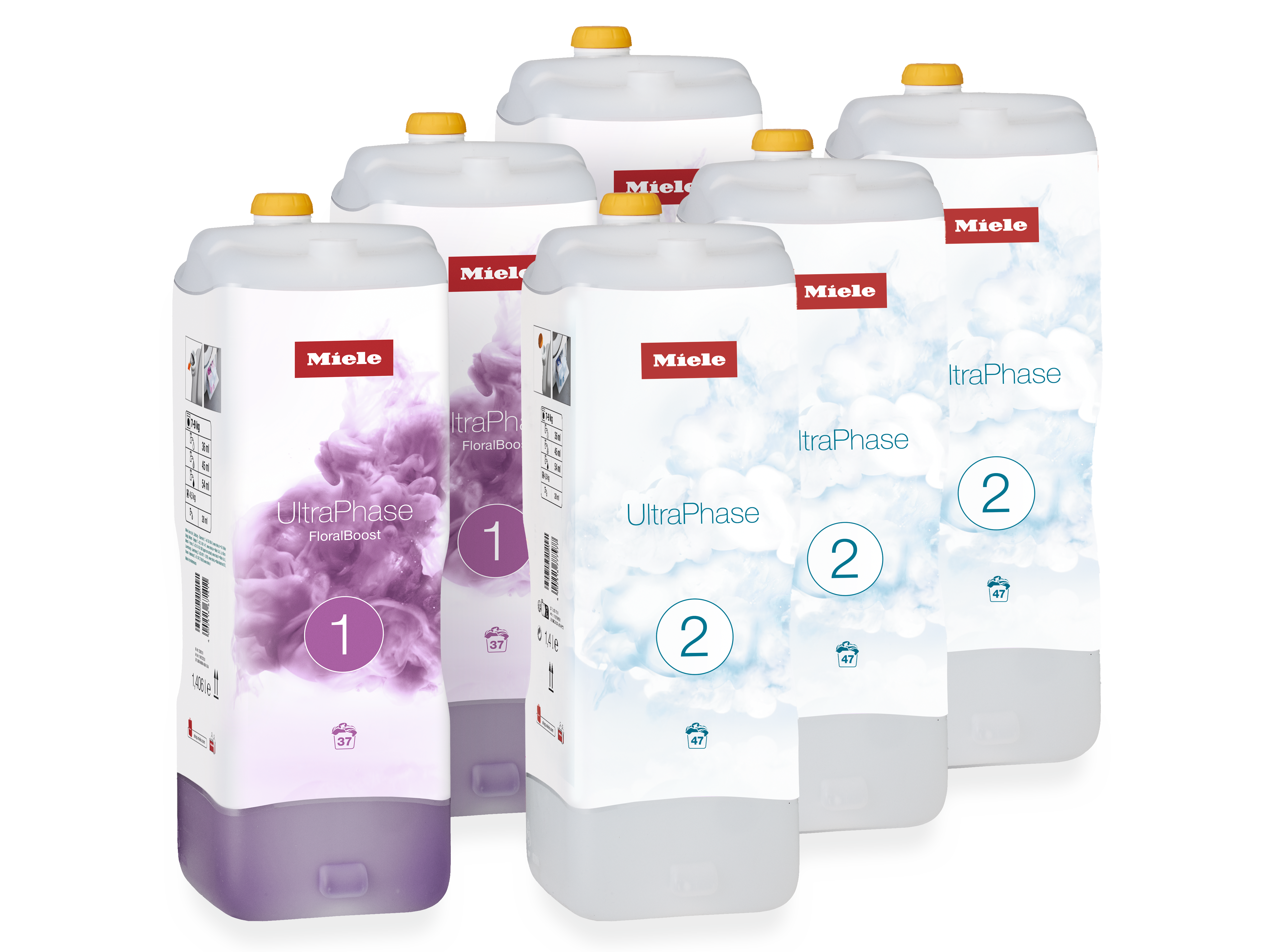Miele - Set 6 UltraPhase FloralBoost – Detergent - 2 Miele - Set 6 UltraPhase FloralBoost – Detergent - 2