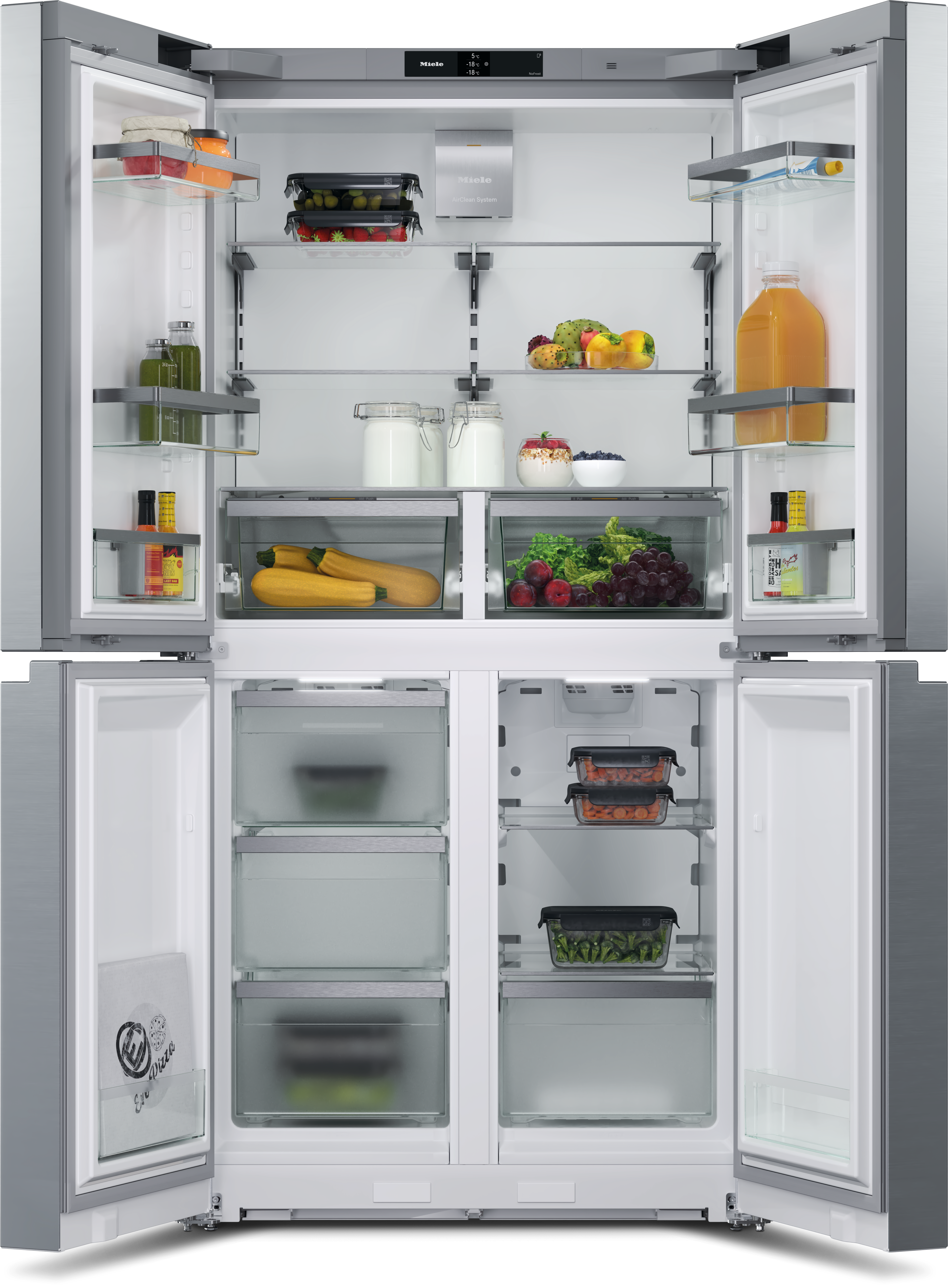 Miele - KFFD 6741 Edelstahl CleanSteel – Kühl- und Gefriergeräte - 2