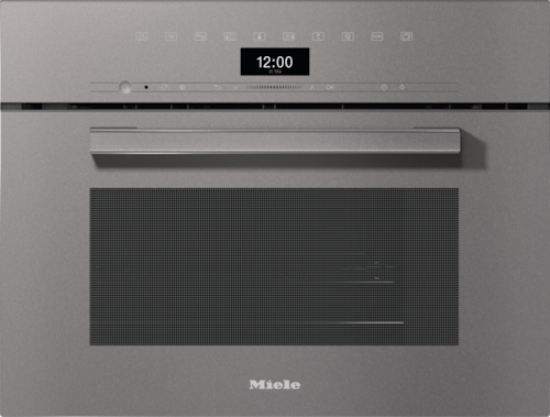 DGM 7440 VitroLine Graphite Grey Steam oven with microwave product photo