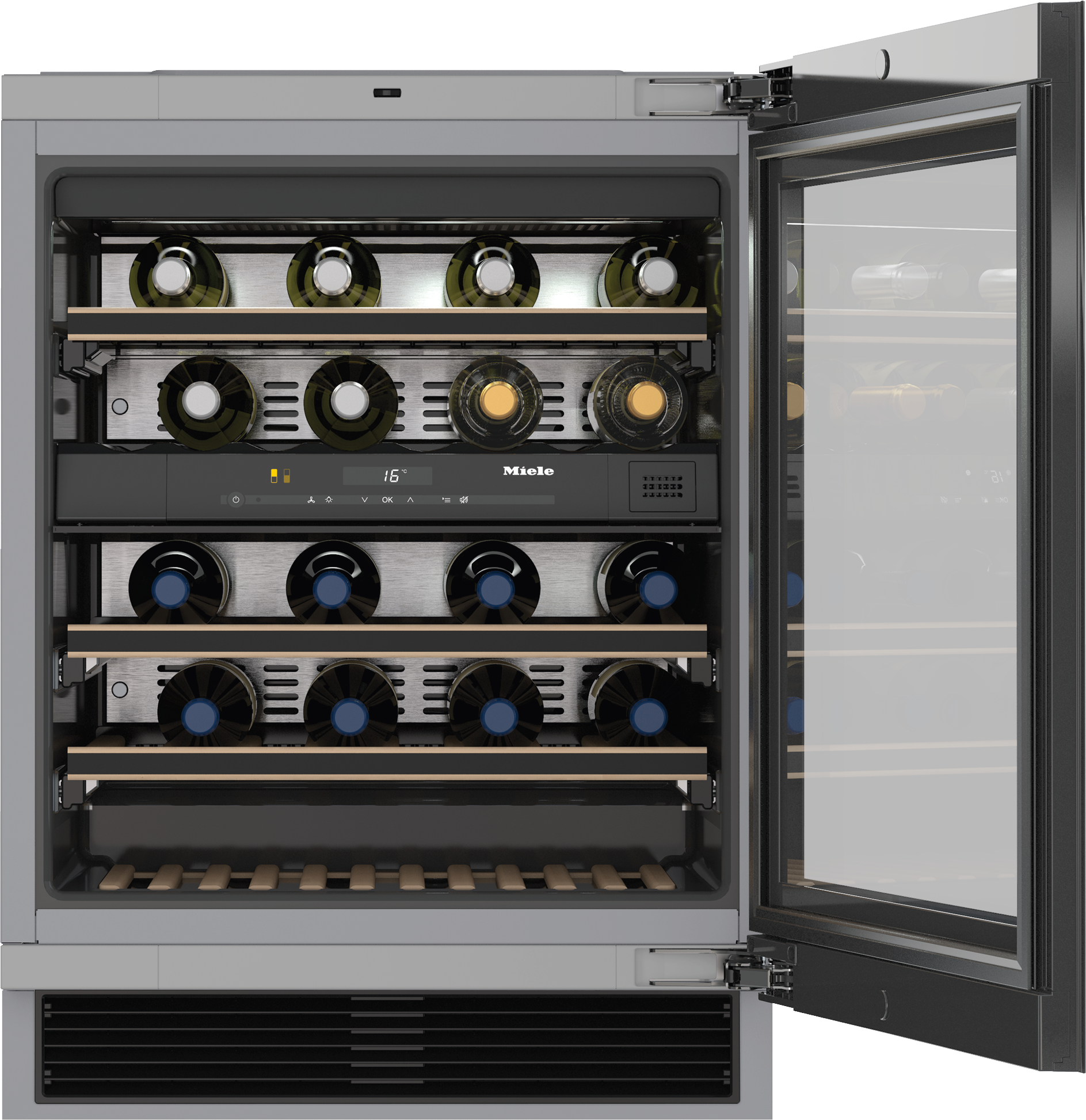 Miele - KWT 6322 UG Porta/pega de vidro fumado – Adegas climatizadas - 2 Miele - KWT 6322 UG Porta/pega de vidro fumado – Adegas climatizadas - 2
