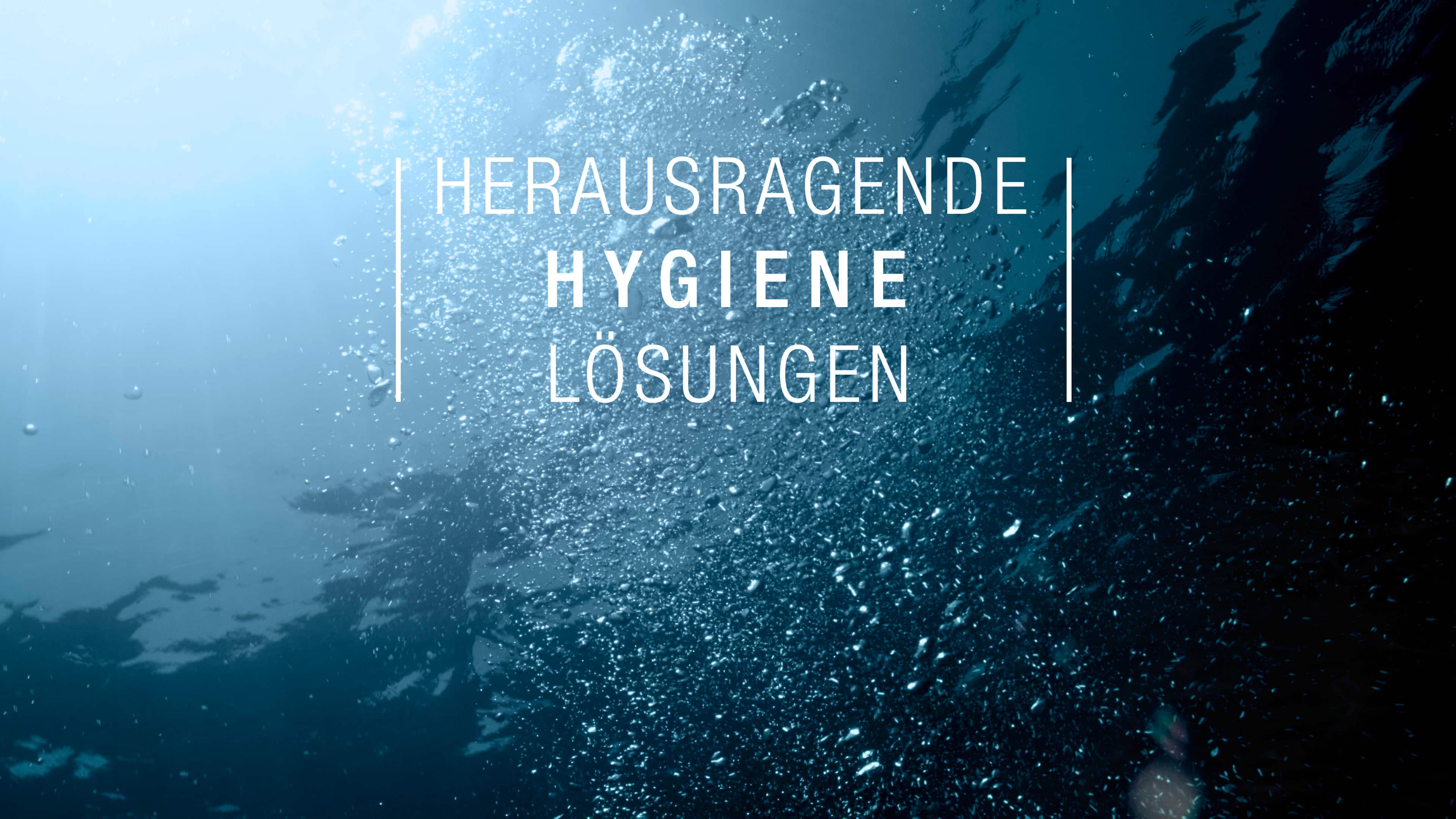 Underwater bubbles in teal tones with centered text ‘UITSTEKENDE HYGIËNE’, conveying a message of excellent hygiene. Underwater bubbles in teal tones with centered text ‘UITSTEKENDE HYGIËNE’, conveying a message of excellent hygiene.