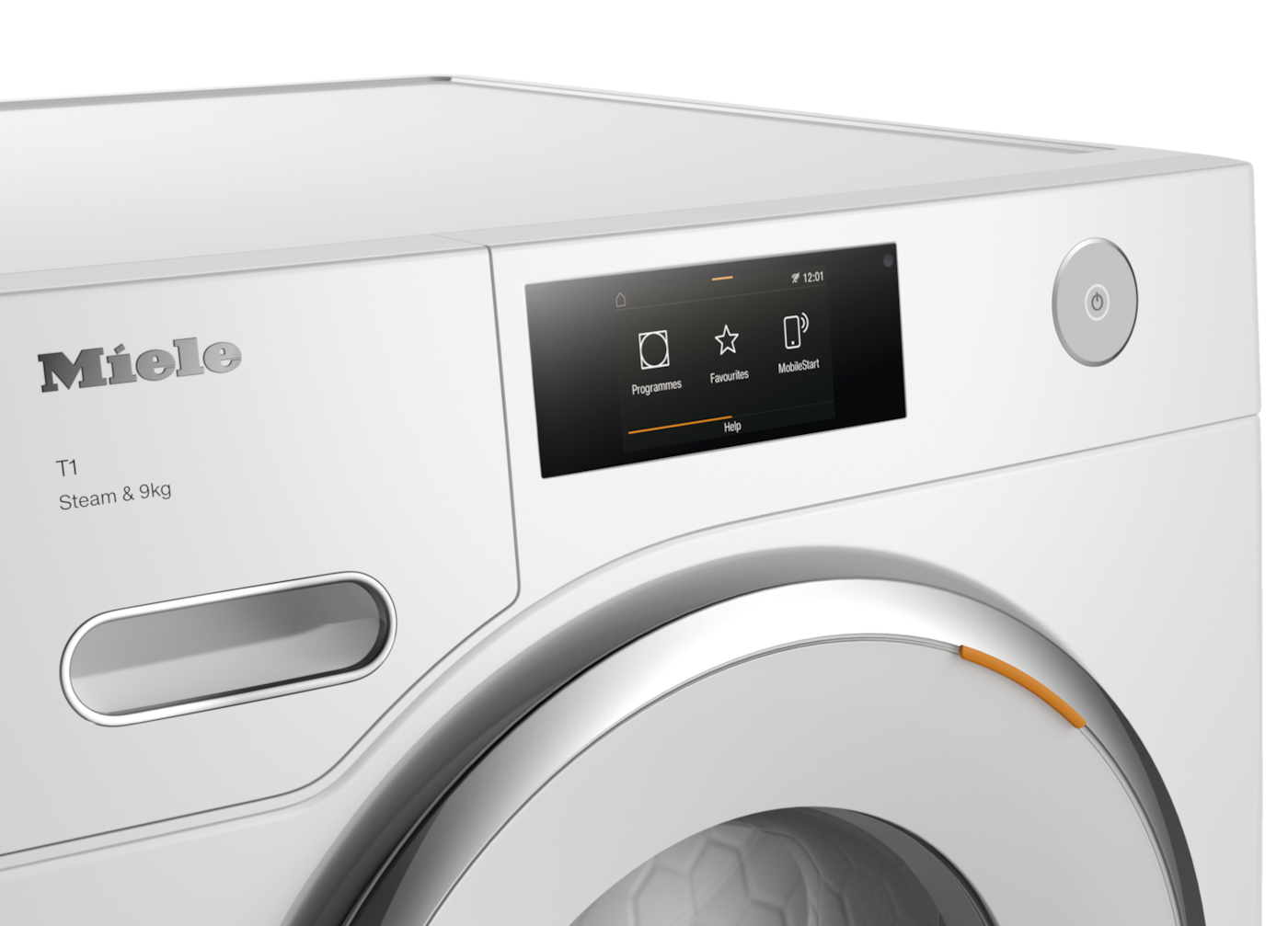 TWR 780 WP 9KG Heat Pump Tumble Dryer product photo Laydowns Back View ZOOM