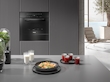 M 7244 TC VitroLine Obsidian Black Built-in Microwave oven product photo Laydowns Back View S