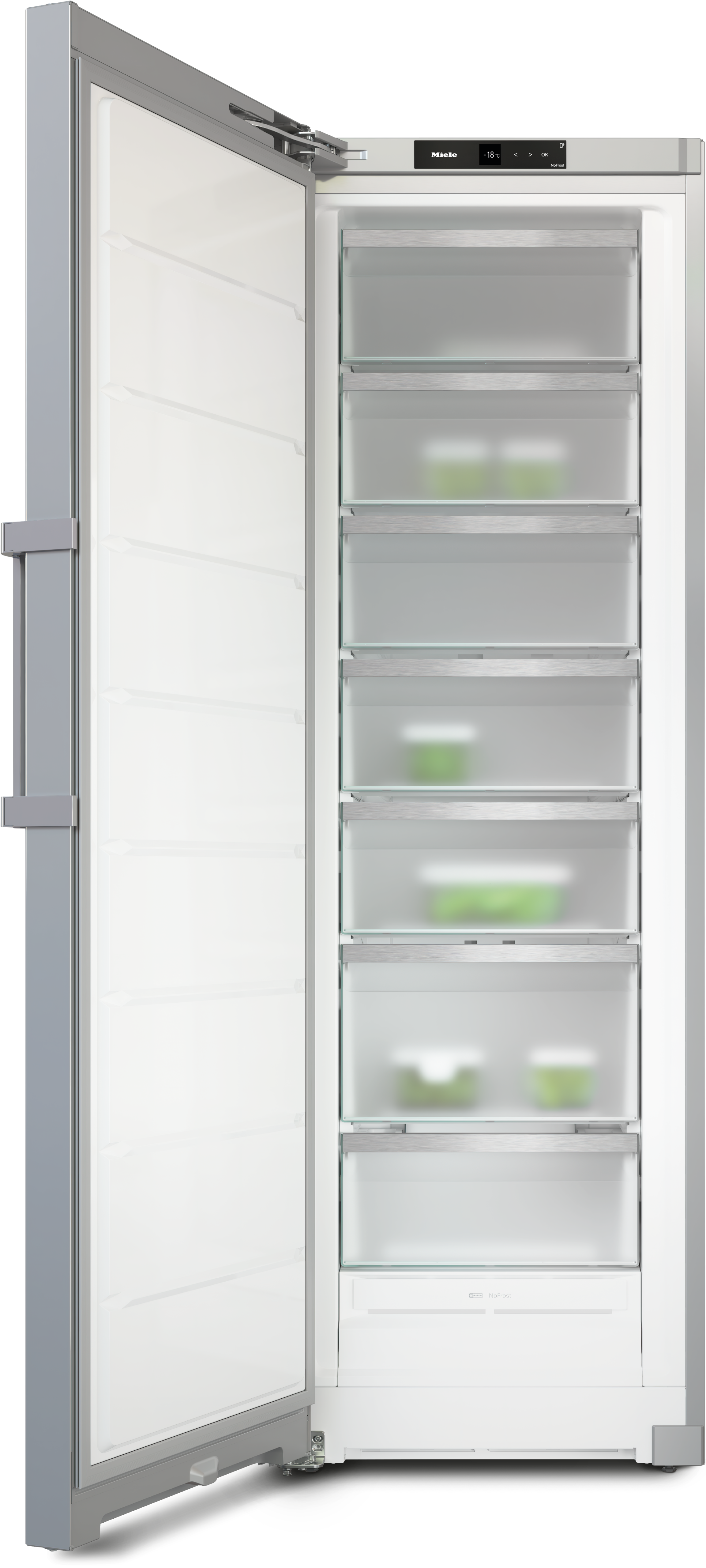 Miele - FNS 4782 E Stainless steel/CleanSteel – Freestanding freezer - 2 Miele - FNS 4782 E Stainless steel/CleanSteel – Freestanding freezer - 2