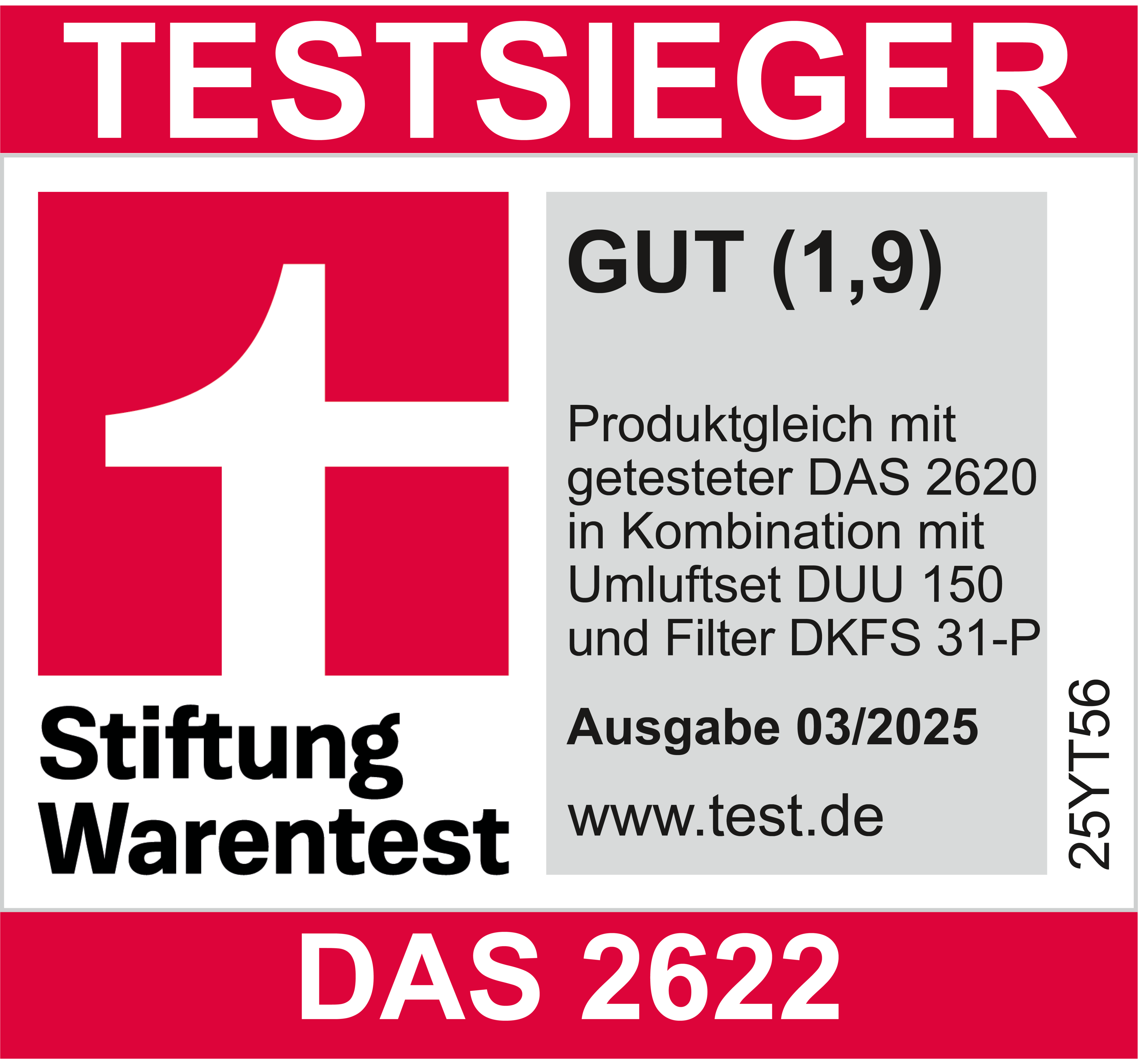 Auszeichnungssymbol für DAS 2622 Living